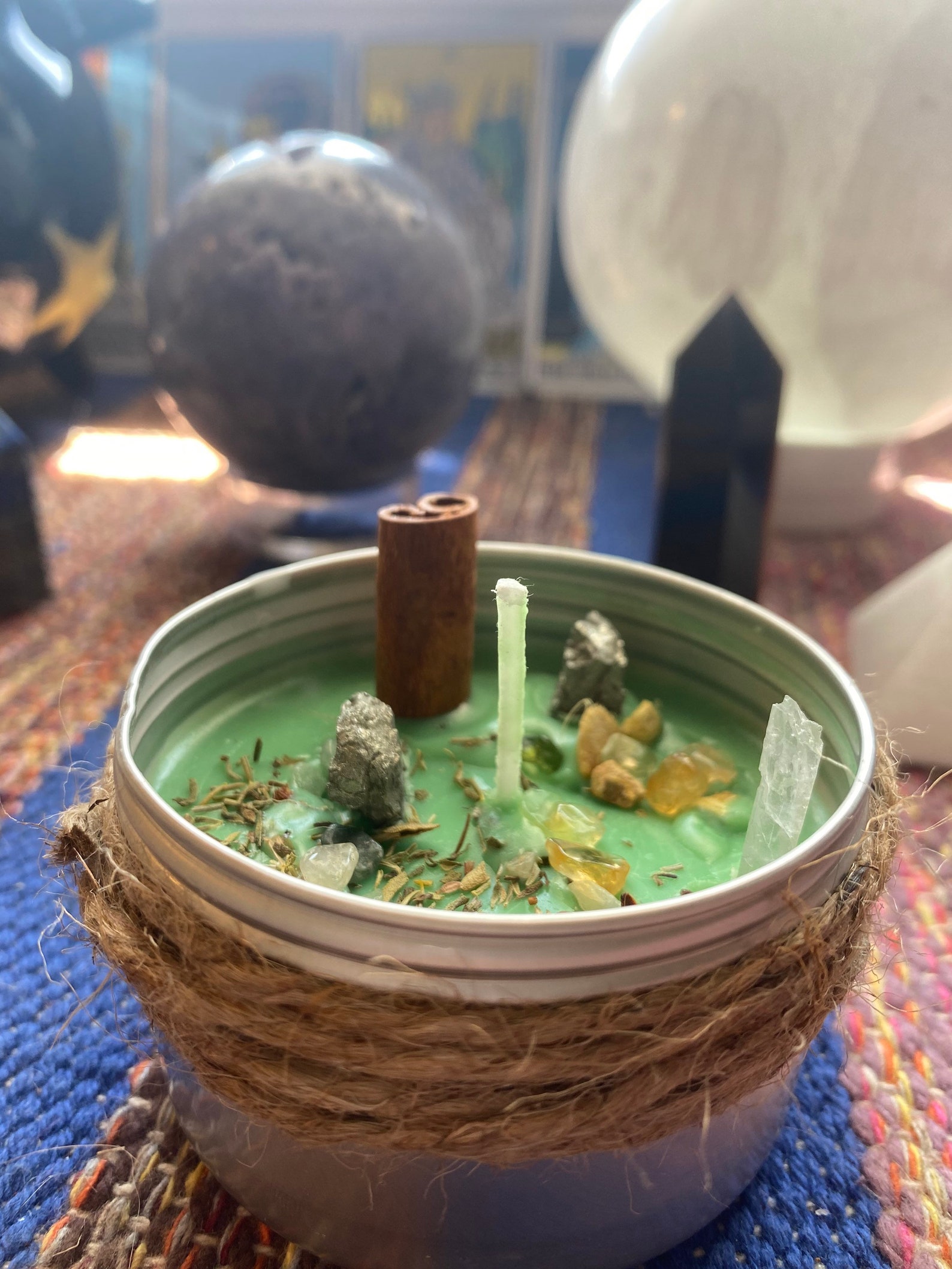 Money Manifesting Intention Candle Etsy