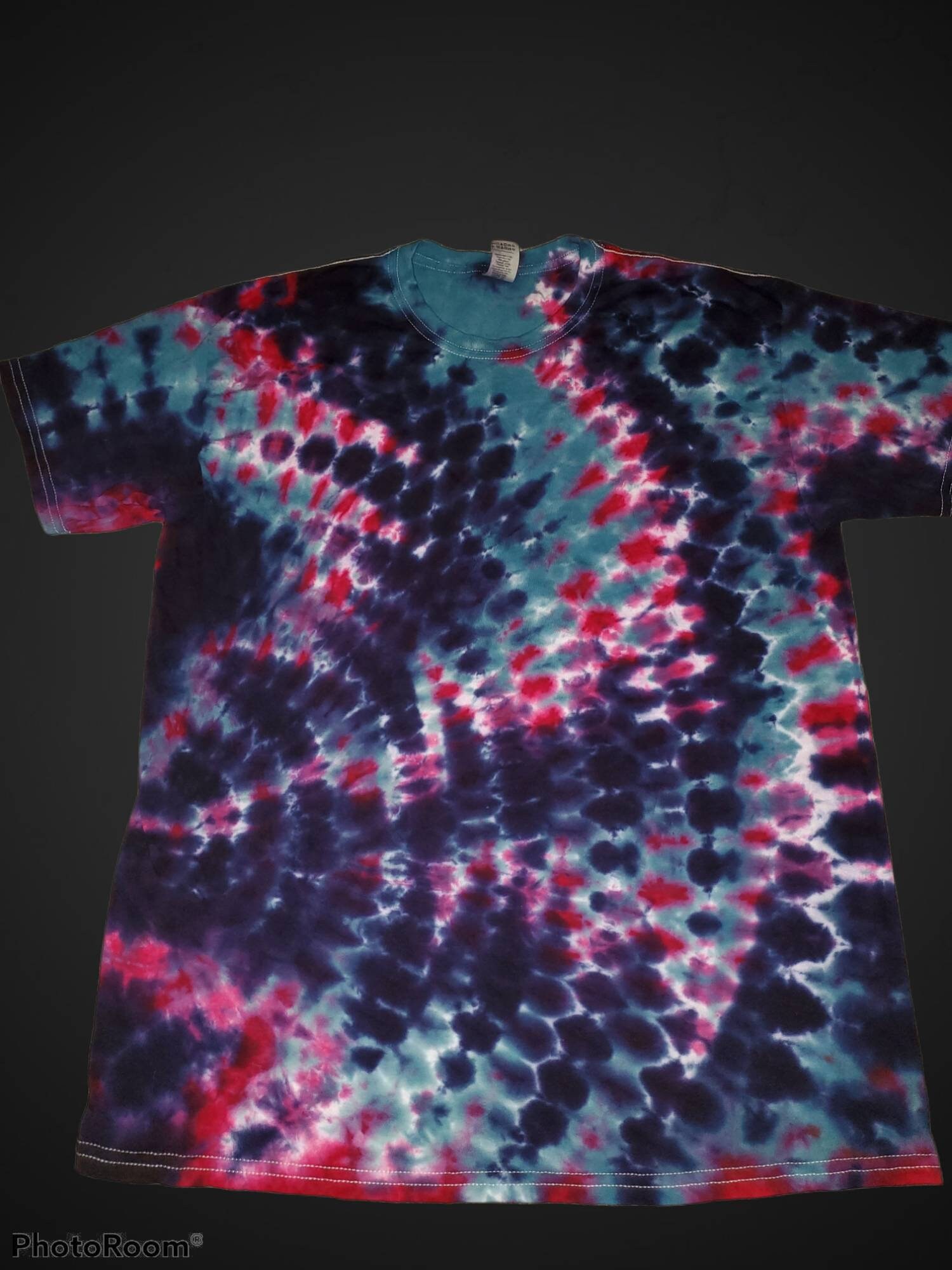 Tie Dye Ripple Shirt L Etsy