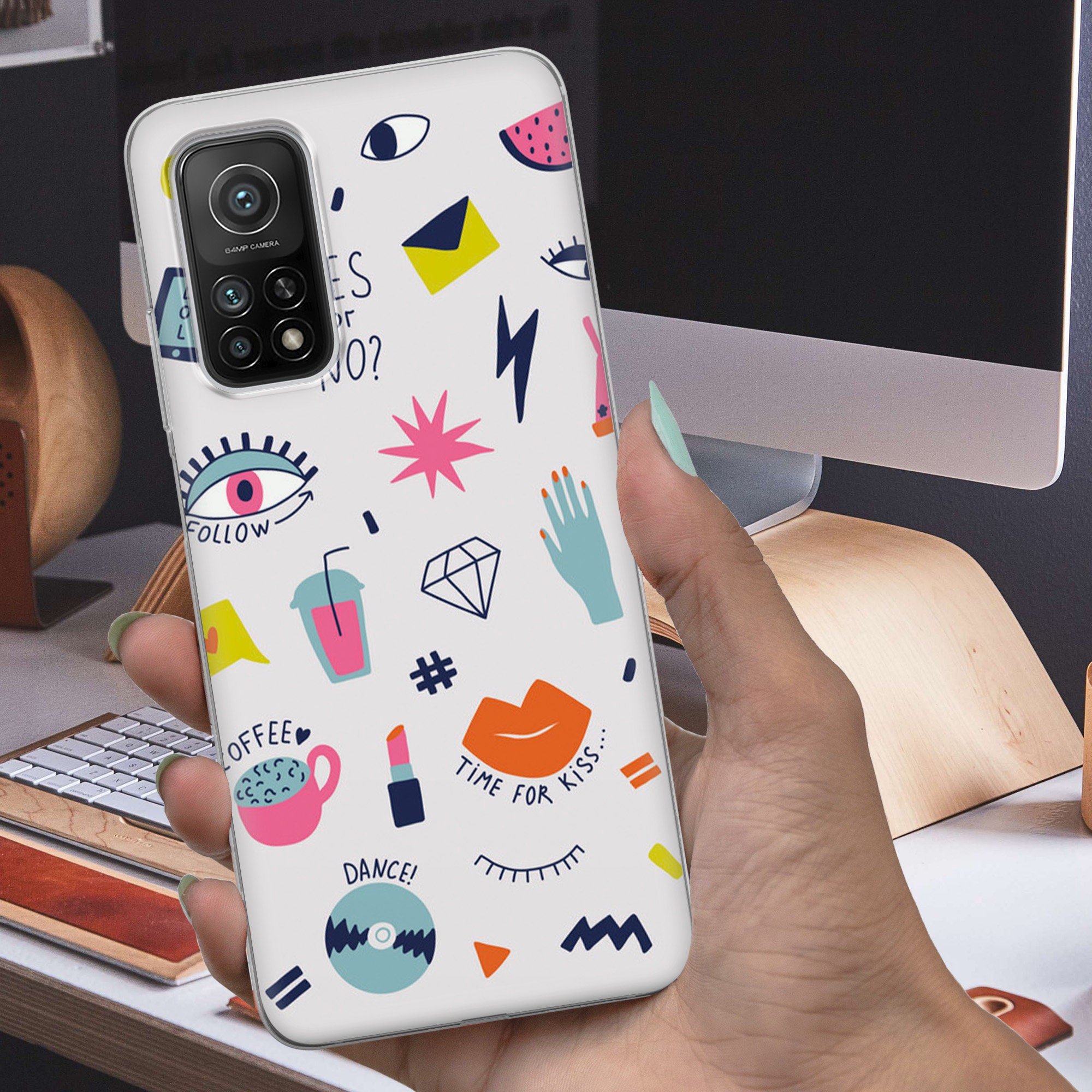 Aesthetic phone case cover fits iPhone 7 8 XR 11 & Etsy