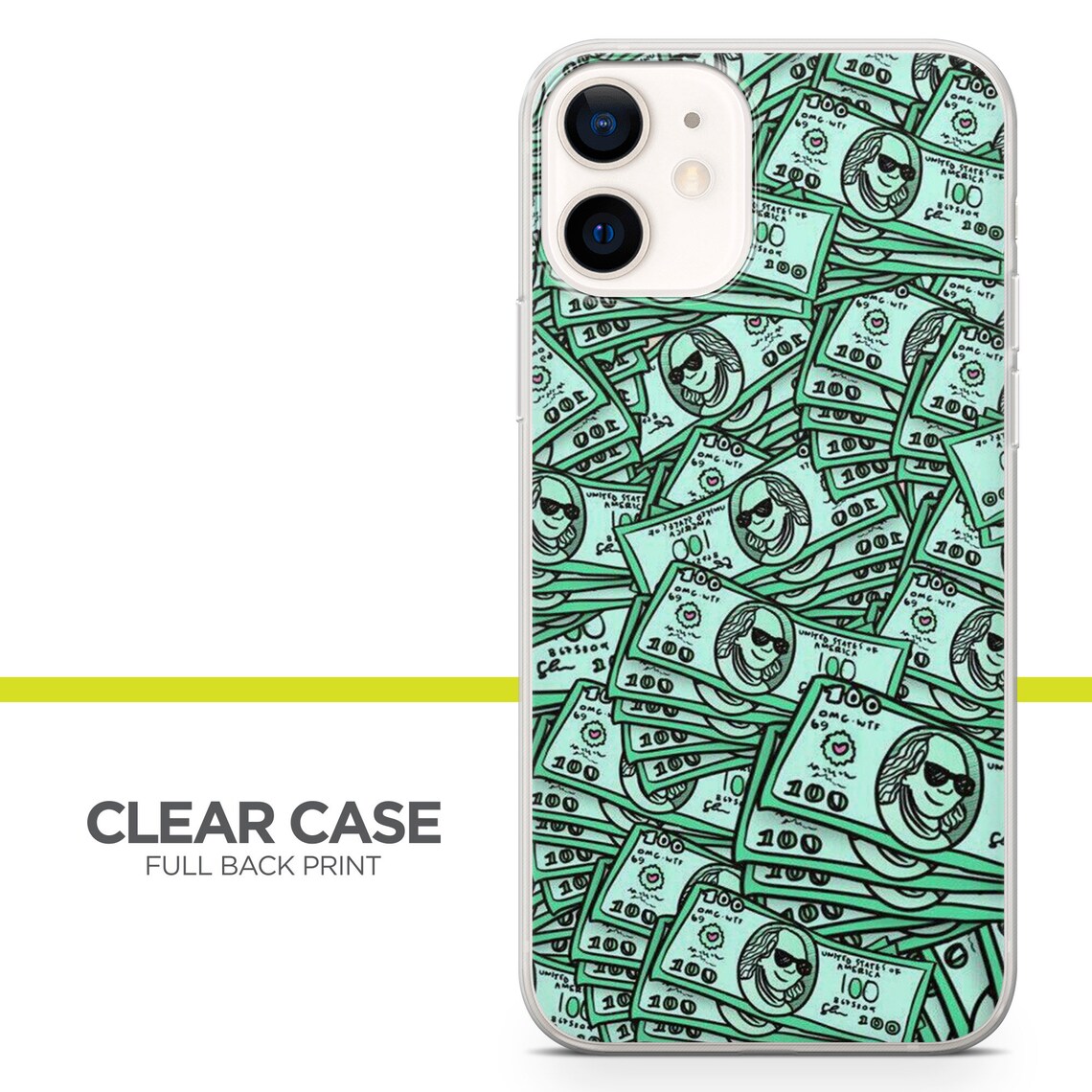 Money phone case cover fits iPhone 7 8 XR 11 & Samsung Etsy