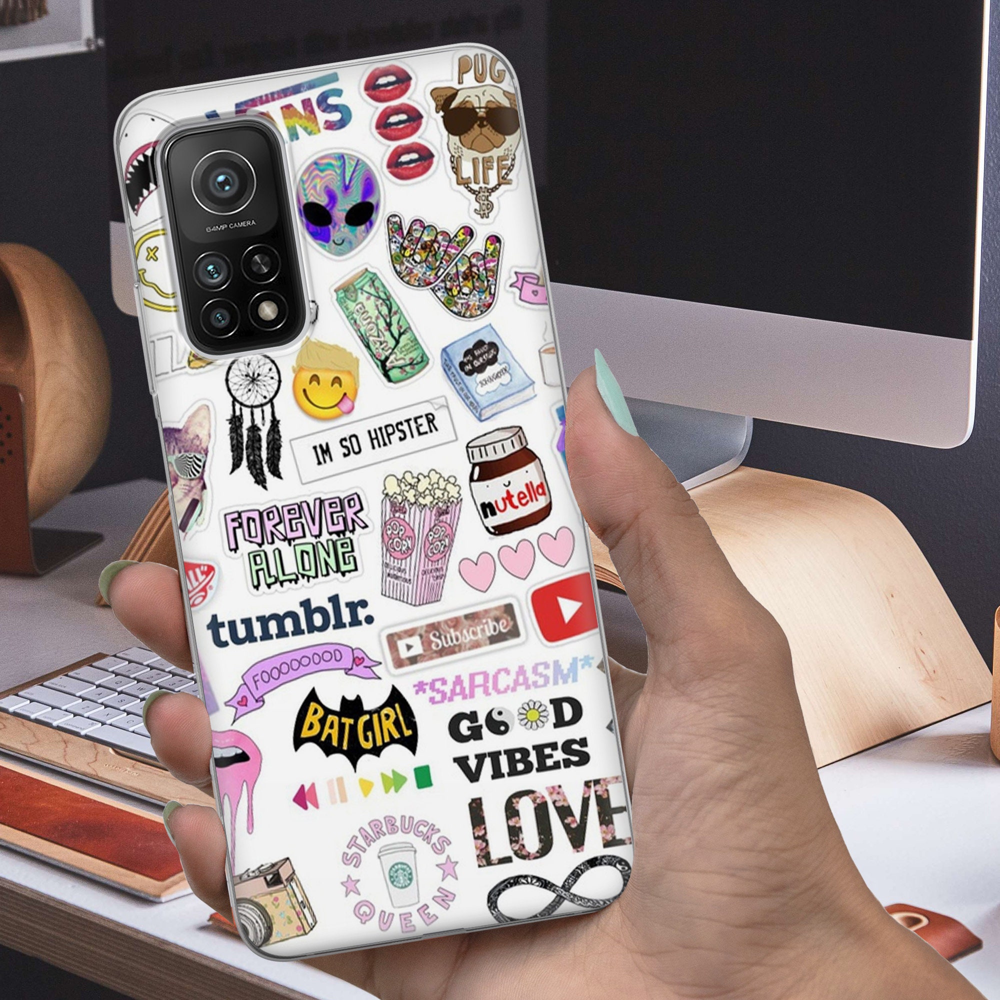 Aesthetic phone case cover fits iPhone 7 8 XR 11 & Etsy