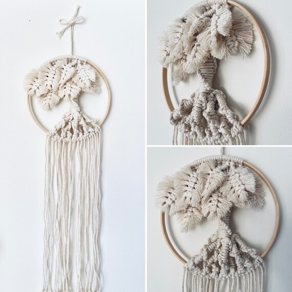 Tree of Life Wall Hanging Macrame Kit - Needlework Projects, Tools