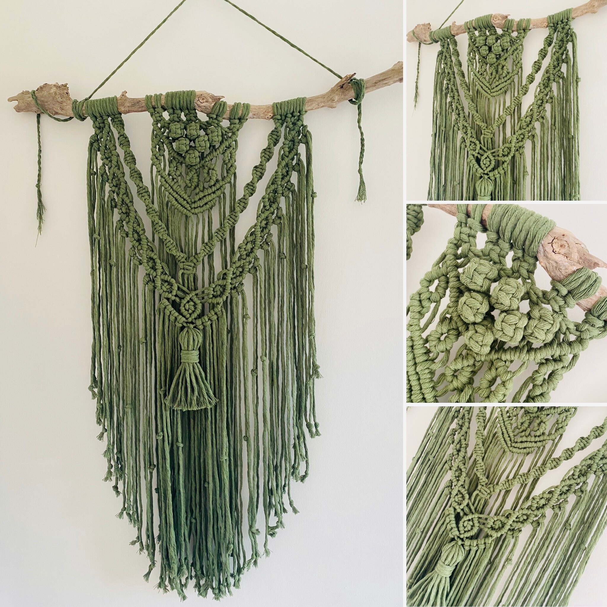 Macrame Wall Hanging KIT Large 60 x 85cm Etsy
