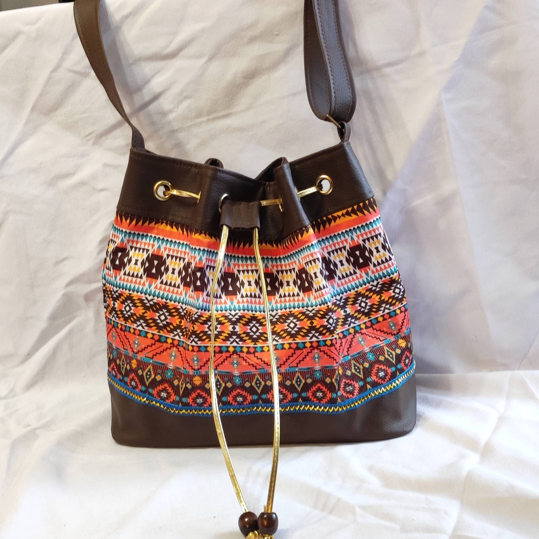 Sac top bourse ethnique