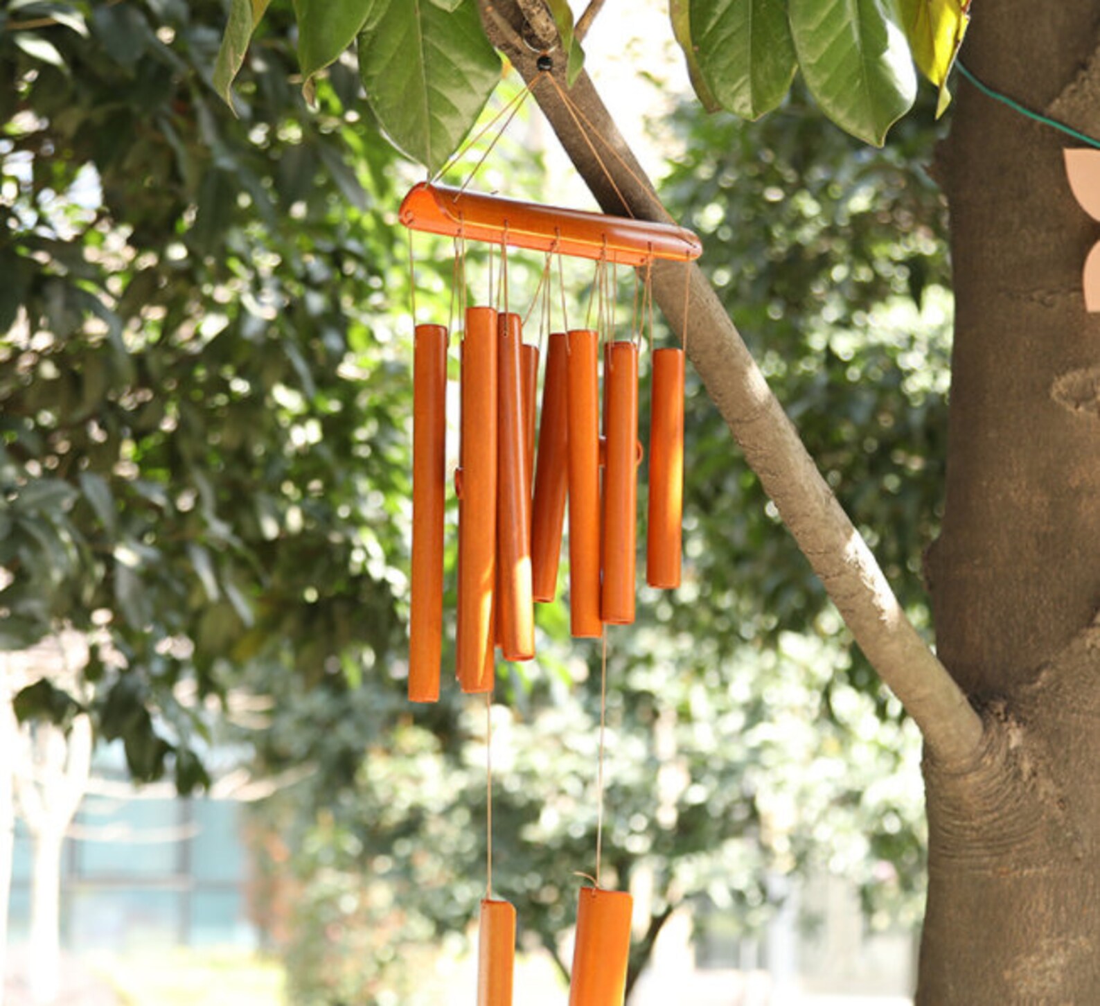Handmade Bamboo Wind Chimes OutdoorWood Wind ChimesClassic Etsy