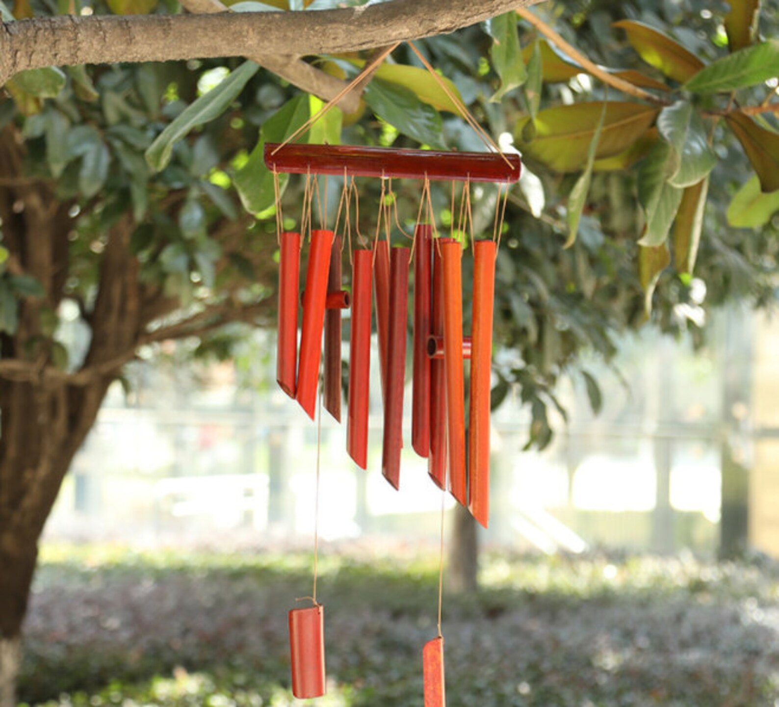 Handmade Bamboo Wind Chimes OutdoorWood Wind ChimesClassic Etsy