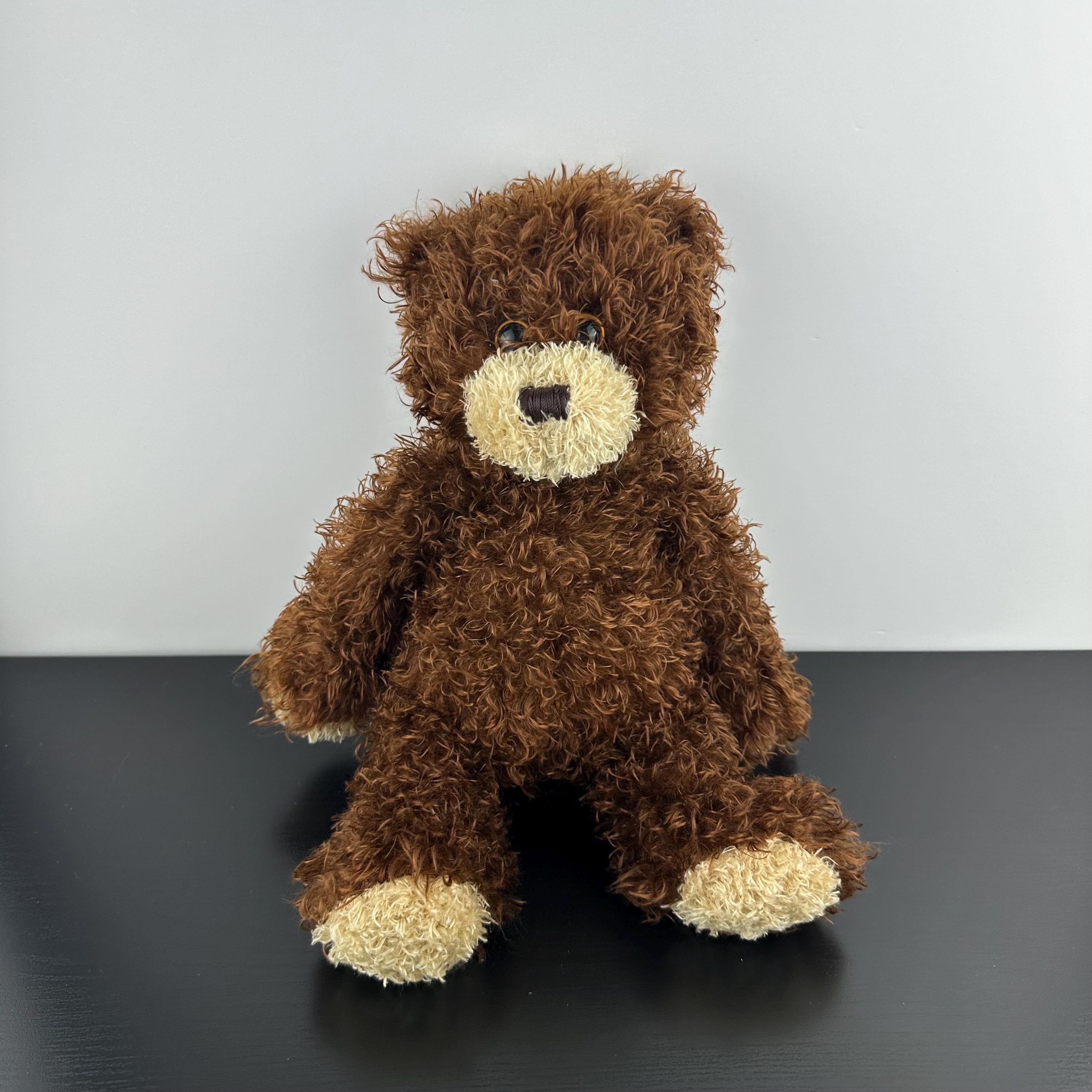 TY Classics Shaggy Curly Brown Teddy Bear 12” Classic Plush