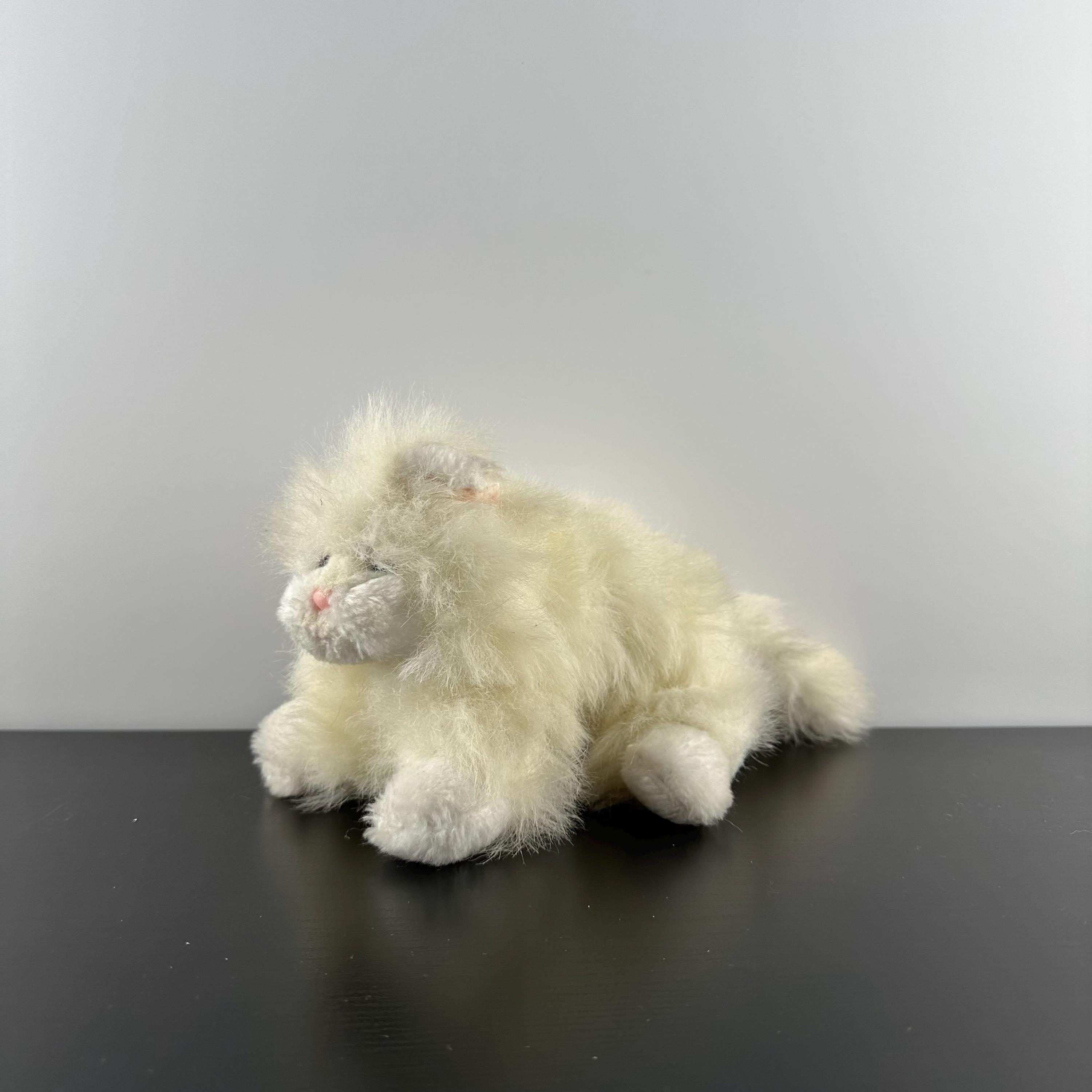 Vintage 1979 Russ Sabrina 10” White Kitty Cat Luv Pets Plush