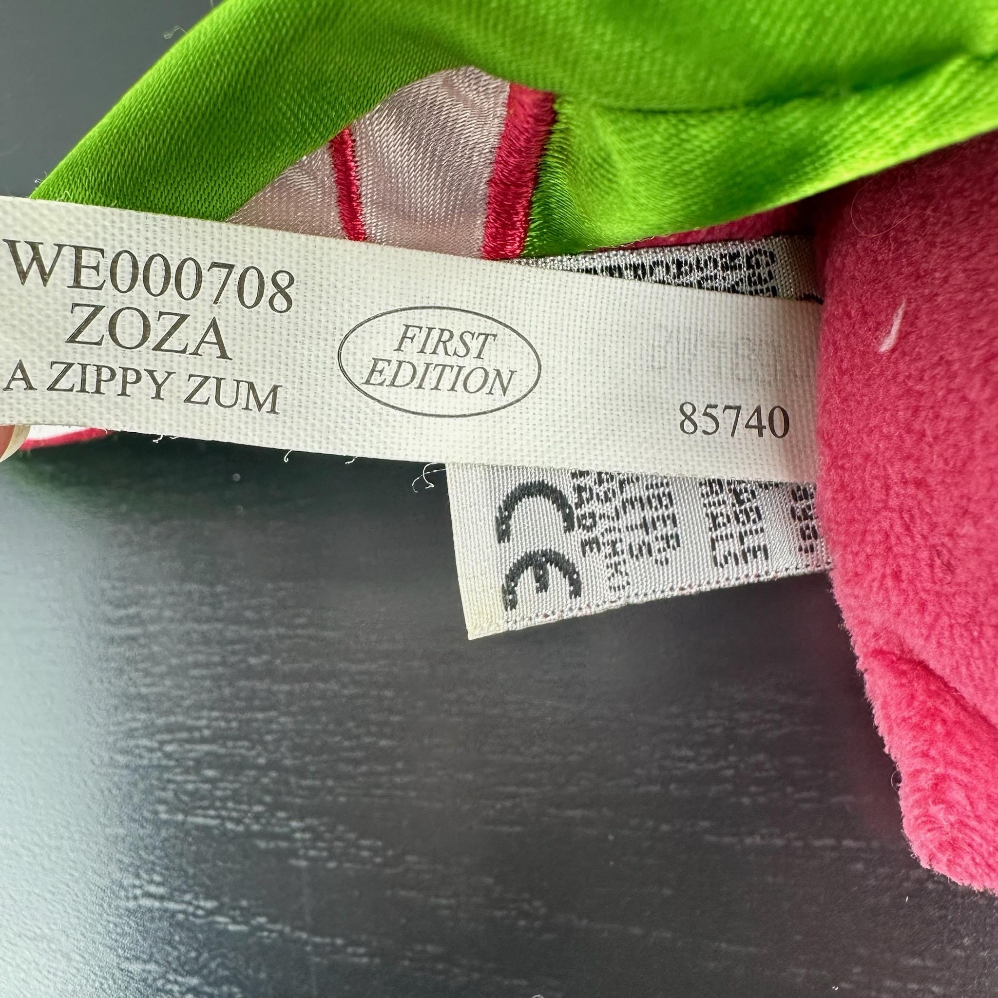 Ganz Webkinz First Edition Zoza A Zippy Zum 6” WE000708 No Code