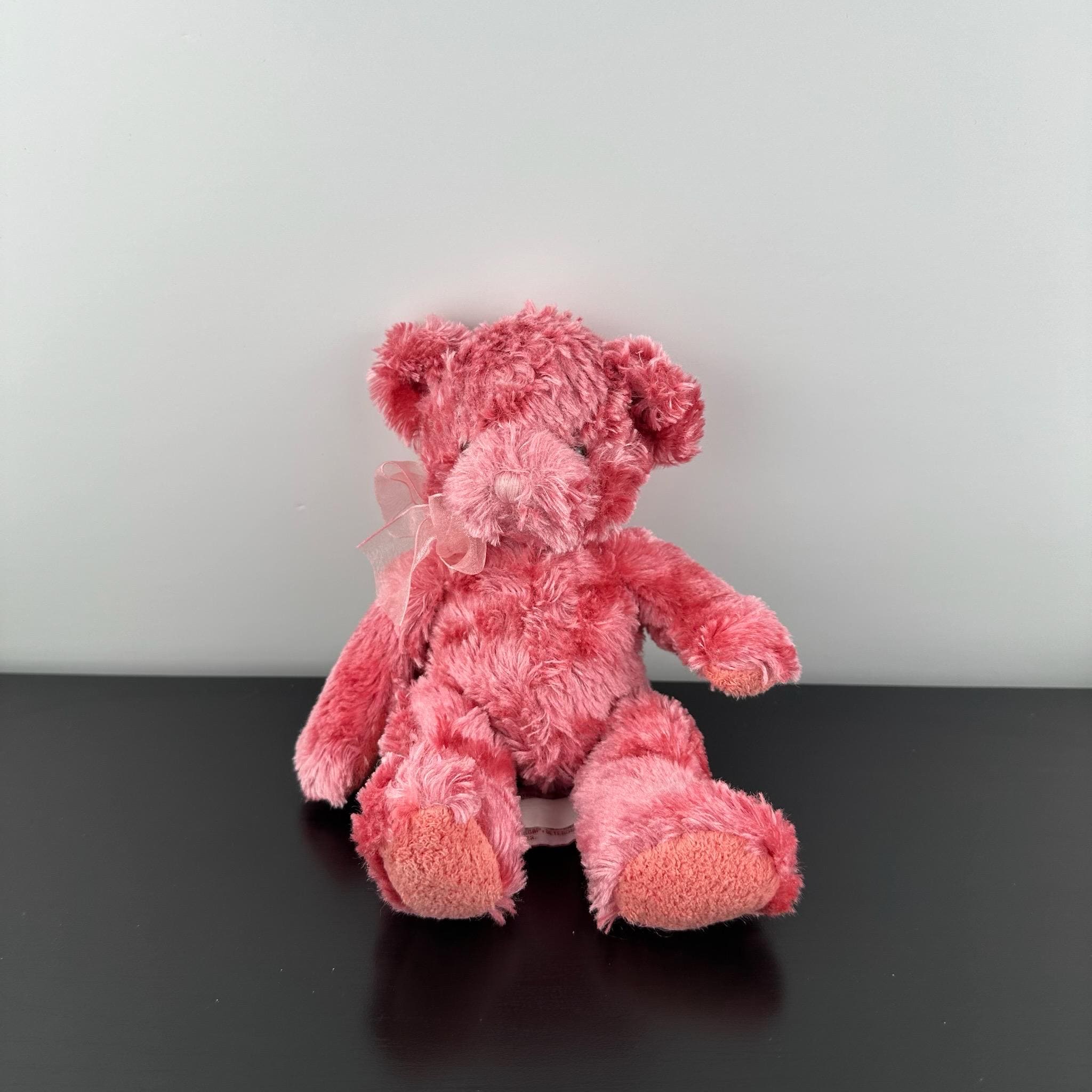 Russ Berrie Sherry Strawberry Scented Teddy Bear Essence 8” Pink