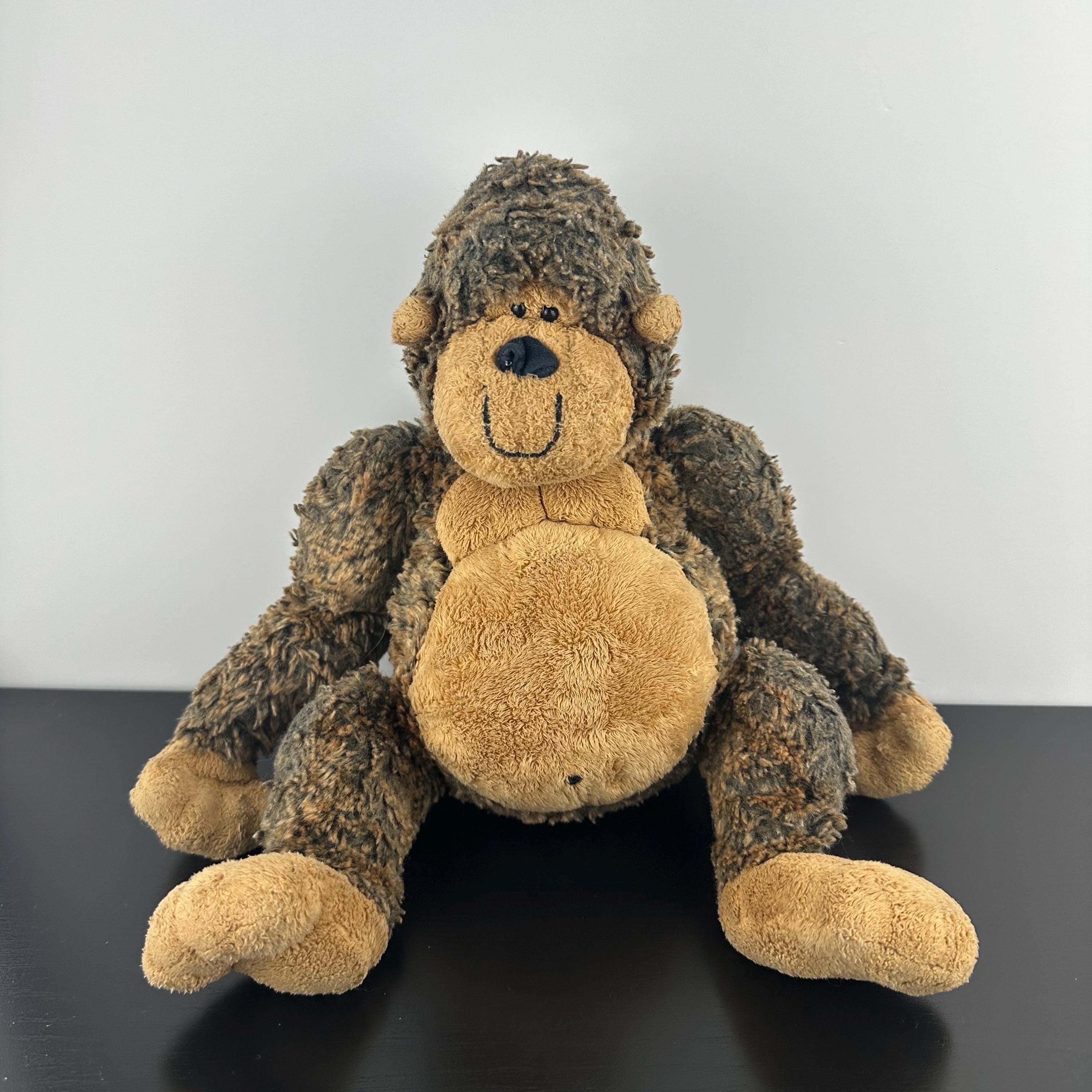 Gund Garstang Gorilla Brown Tan 13” Plush Stuffed Animal Monkey