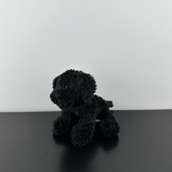 Ganz 2000 Vintage Rare Soft Spot Black Lab Puppy Dog 6” H3761