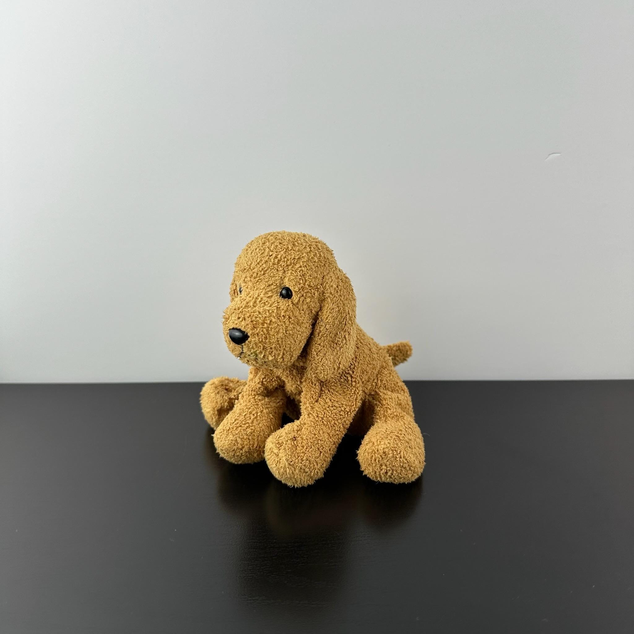 Russ Berrie Rare Luv Pets Rusty Puppy Dog 5” Brown Tan Chamois