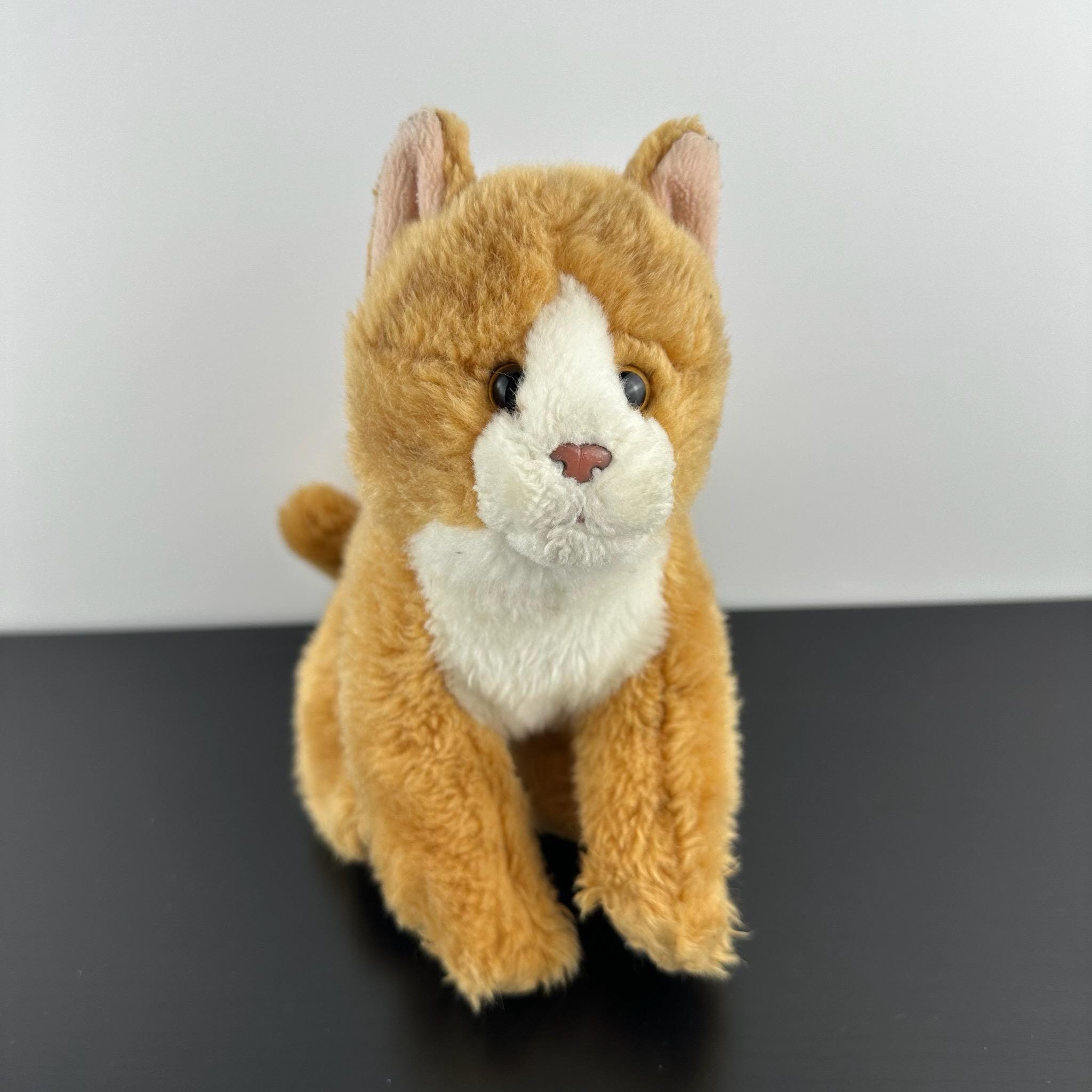 Orange Cat Plush Vintage - Etsy