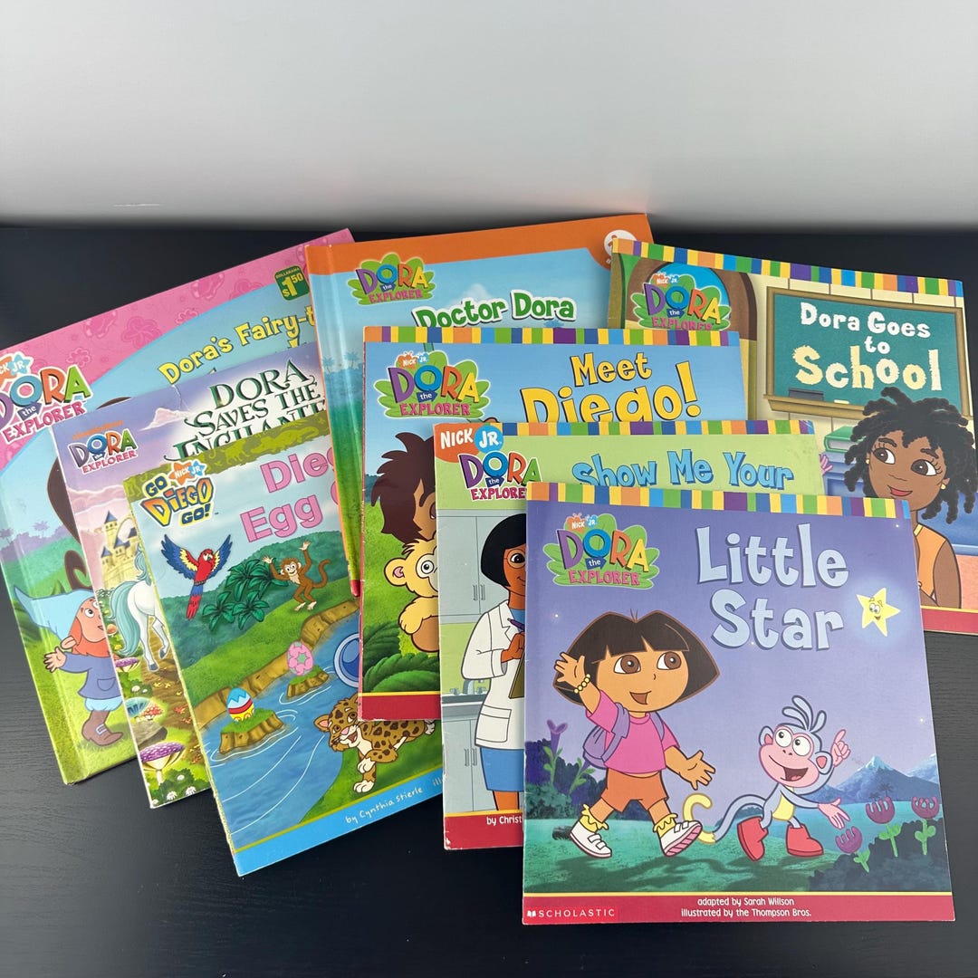 8 X Dora the Explorer Kids Books Bundle - Etsy