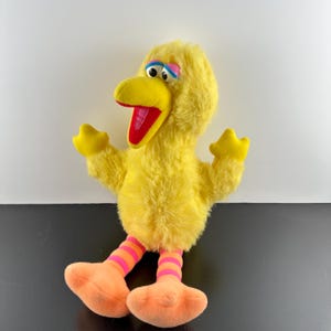 トロピカルバード　ぬいぐるみ　1992年　レトロ　非売品　希少レア　当時物　昭和 ヴィンテージ 1986 ビッグバード ぬいぐるみ 13インチ プレイスクール