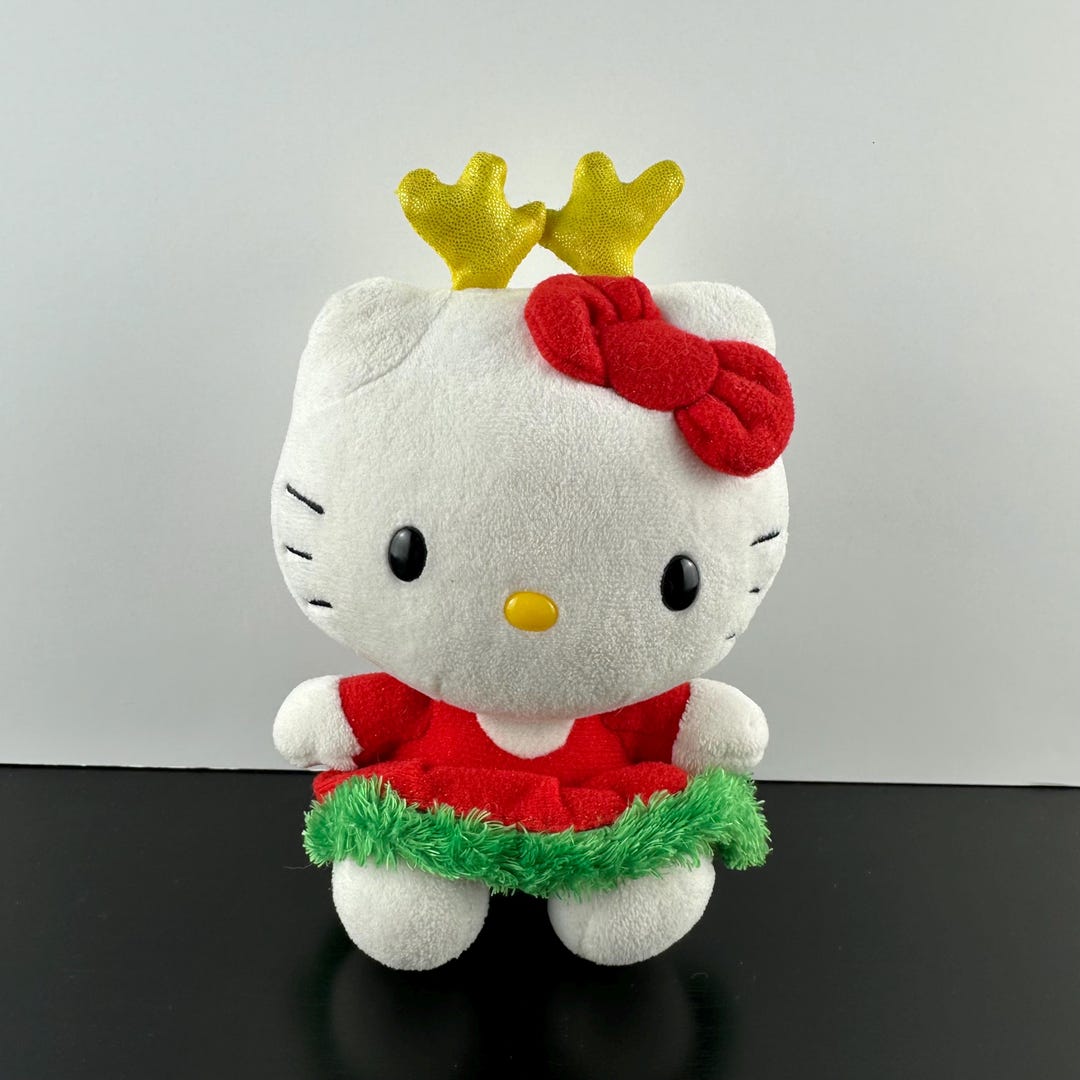 TY Beanie Baby Vintage Hello Kitty Christmas Holiday Dress  display picture 1