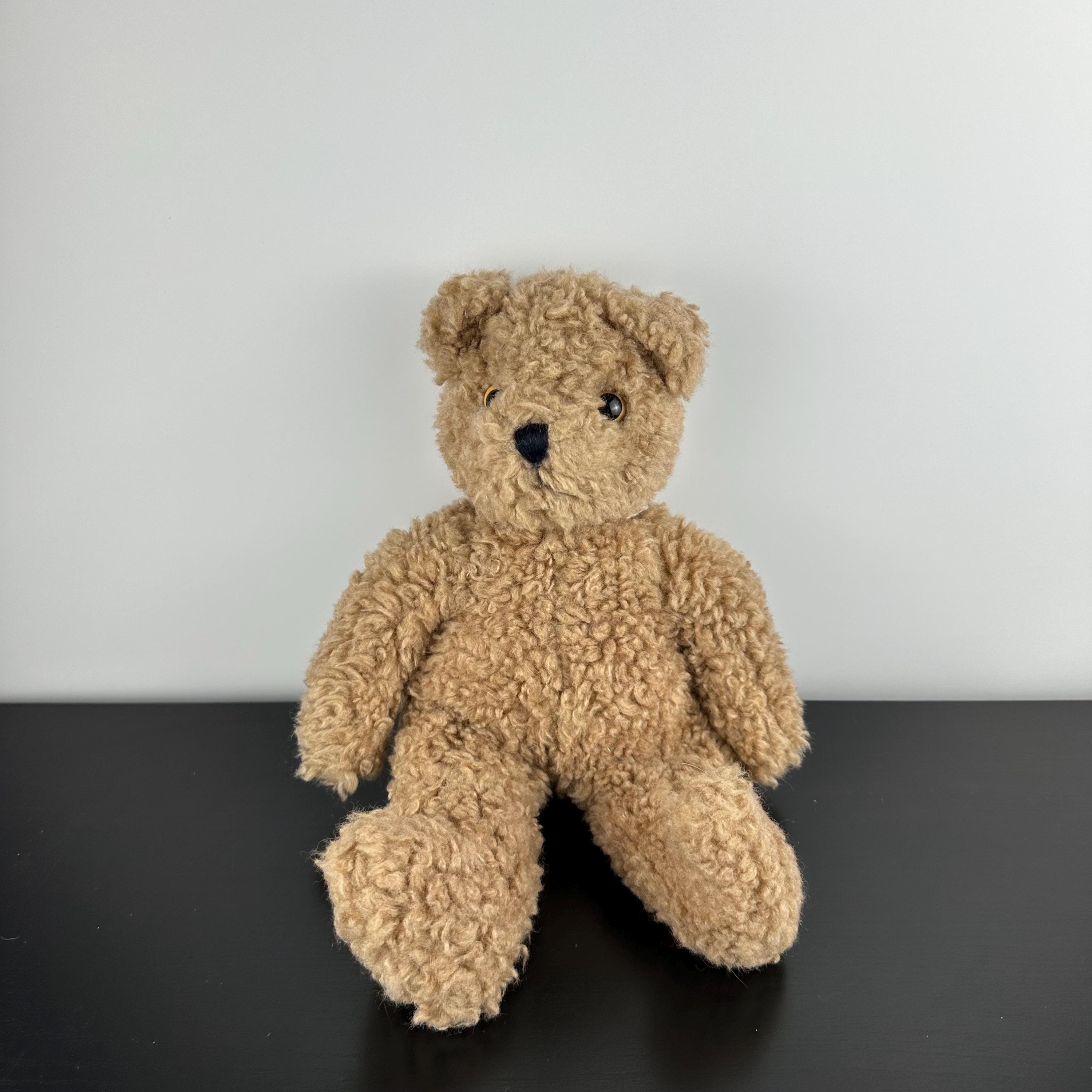 fluffy teddy＊チビくま。 TY Classic Vintage 1992 Curly Brown Teddy Bear 11