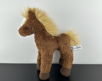 イギリス アンティーク ポニー 子馬 ぬいぐるみ ダグラス カドルトイ 栗毛 馬 12インチ ポニー 子馬 ぬいぐるみ