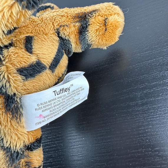 Russ Lil Peepers Tuffley Tiger Green Eyes Plush Stuffed Animal 4.5