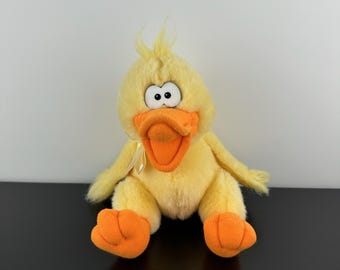 Russ Berrie Sunshine Yellow Duck 10” Soft Plush Stuffed Animal Toy