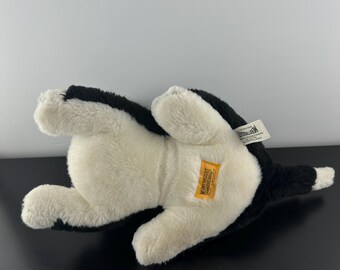 OOLOO ボンゾの友達の黒い猫 MERRYTHOUGHT Vintage Merrythought Black White Tuxedo Cat Plush Stuffed Animal