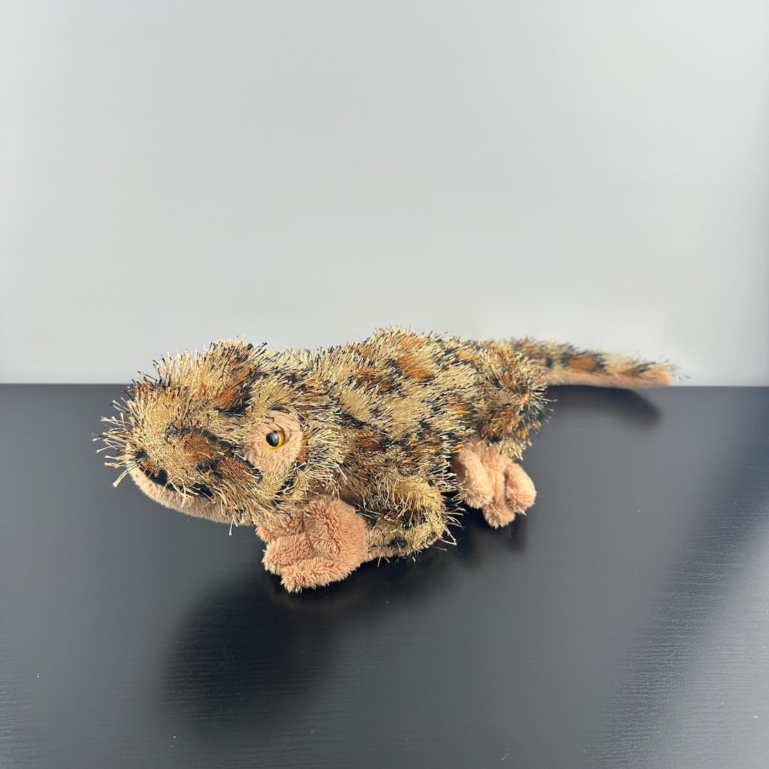 Ganz Webkinz Leopard Lizard HM198 Brown Black Spots Stuffed Animal Ganz Webkinz Leopard Lizard HM198 Brown Black Spots Stuffed Animal