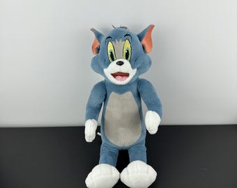 Tom & Jerry - Tom Cat 12” Plush Stuffed Animal Vintage Collectible TV Show