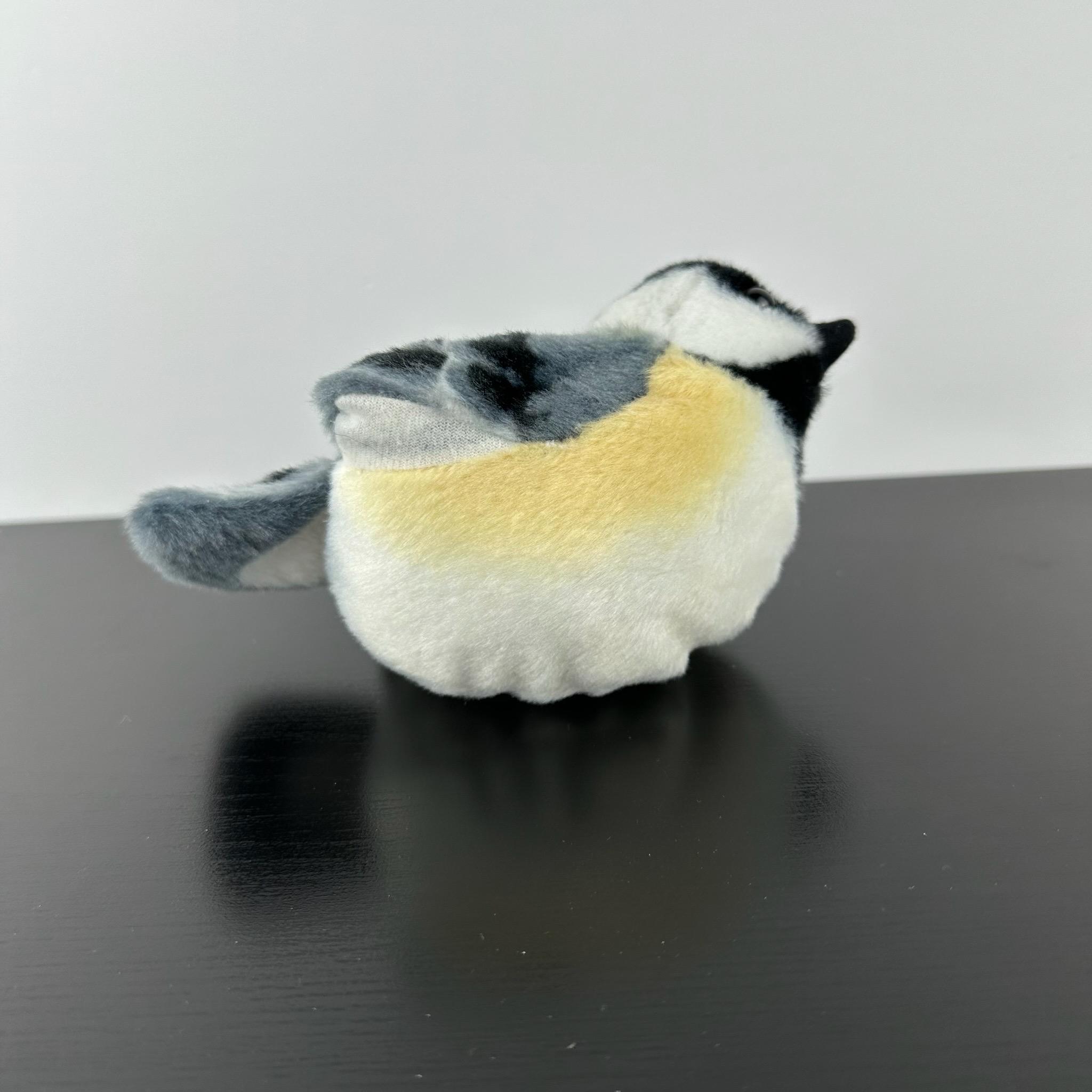 Wild Republic K&M Audubon Black Capped Chickadee Plush Bird 7