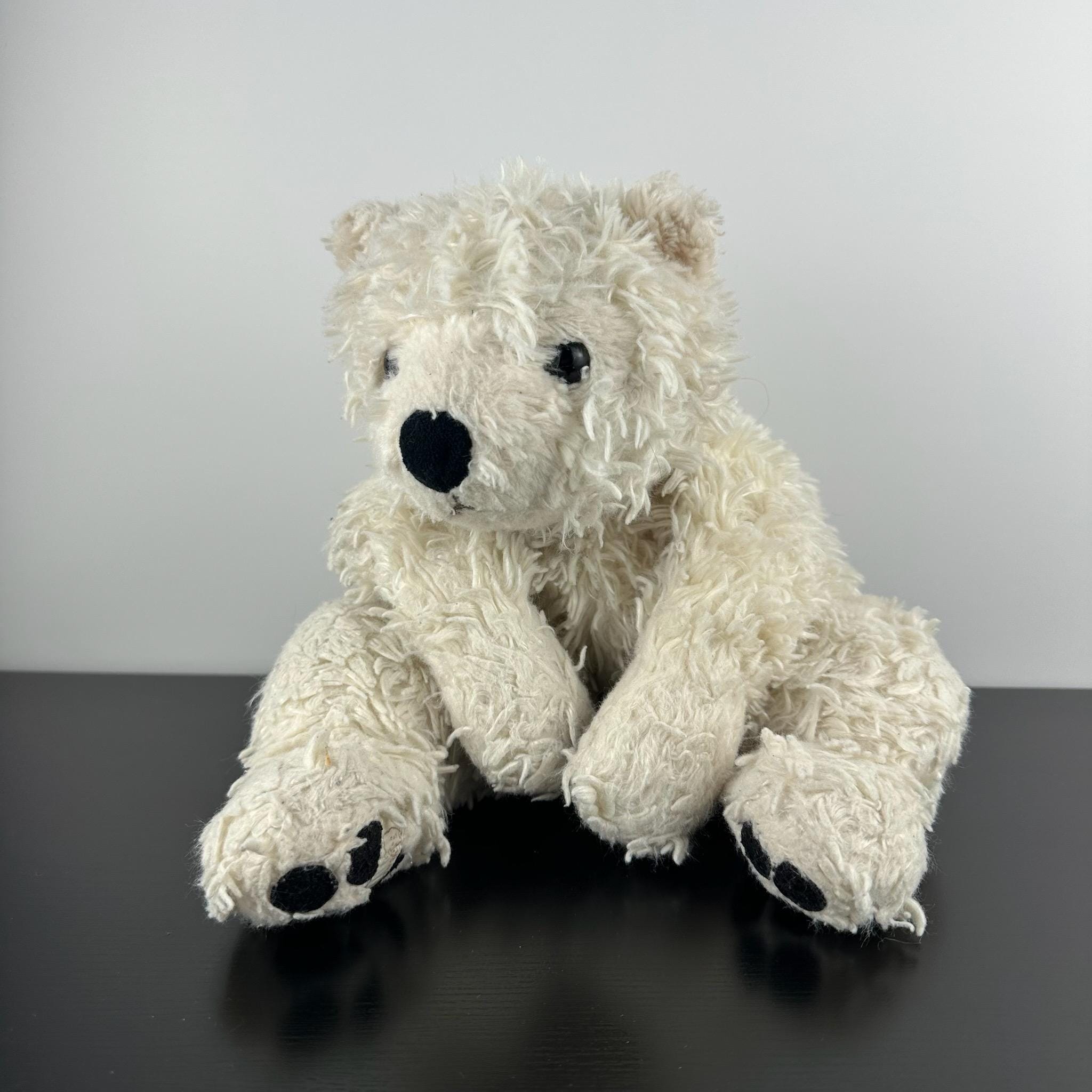 Oso De Peluche Baby Ludwig De 25 Cm | Beige Con Lazo Azul | Diseño Ab De Bukowski | Certificado De Nacimiento Incluido
