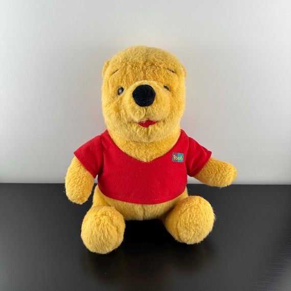 Vintage Mattel 1994 Winnie the Pooh Plush Stuffed Animal Old Logo