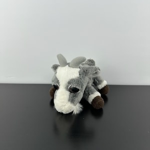 Russ Berrie Lil Peepers Fernand Billy Goat 5” #86282 Gray Brown