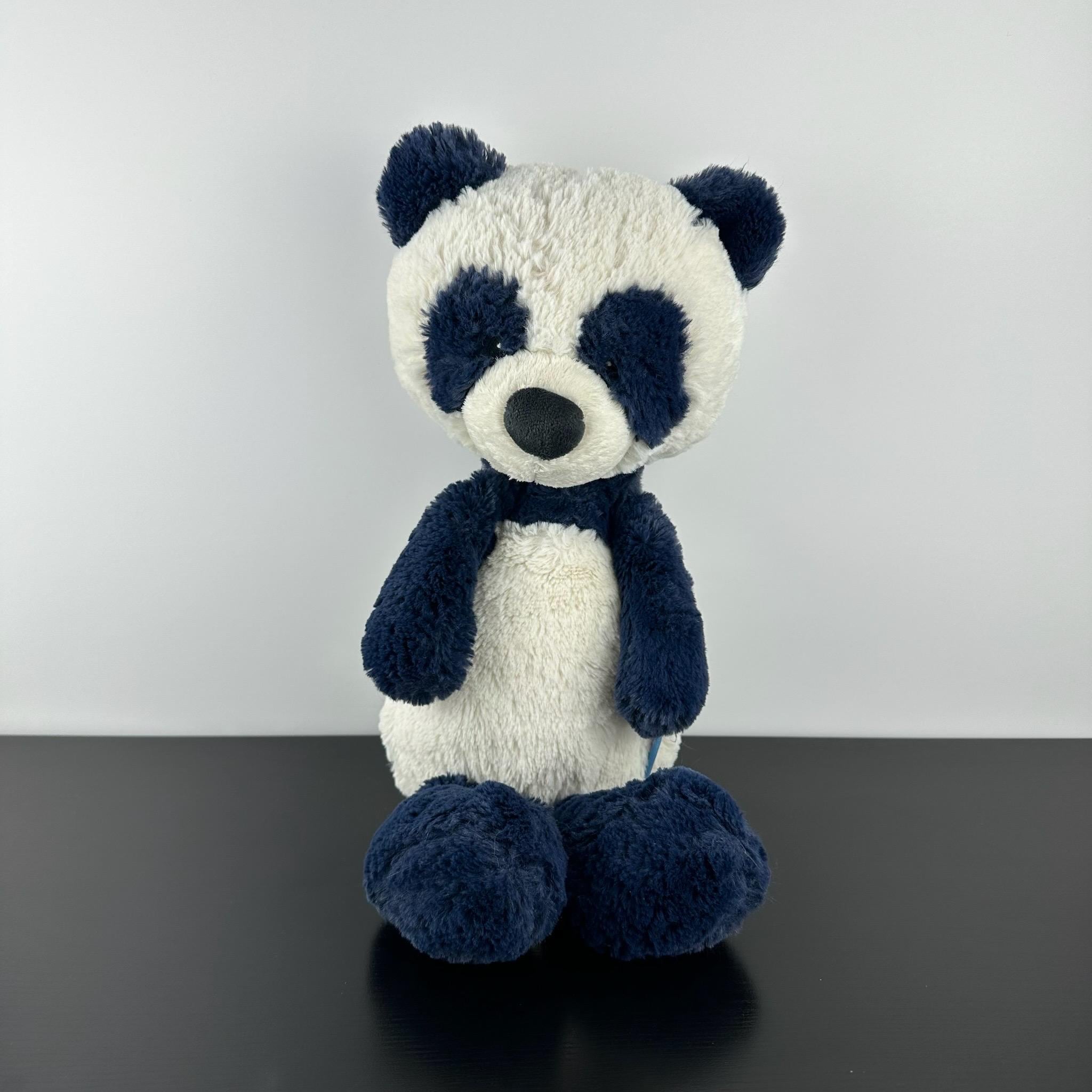 Baby Gund Toothpick Large Panda Teddy Bear Cub 15” Blue White