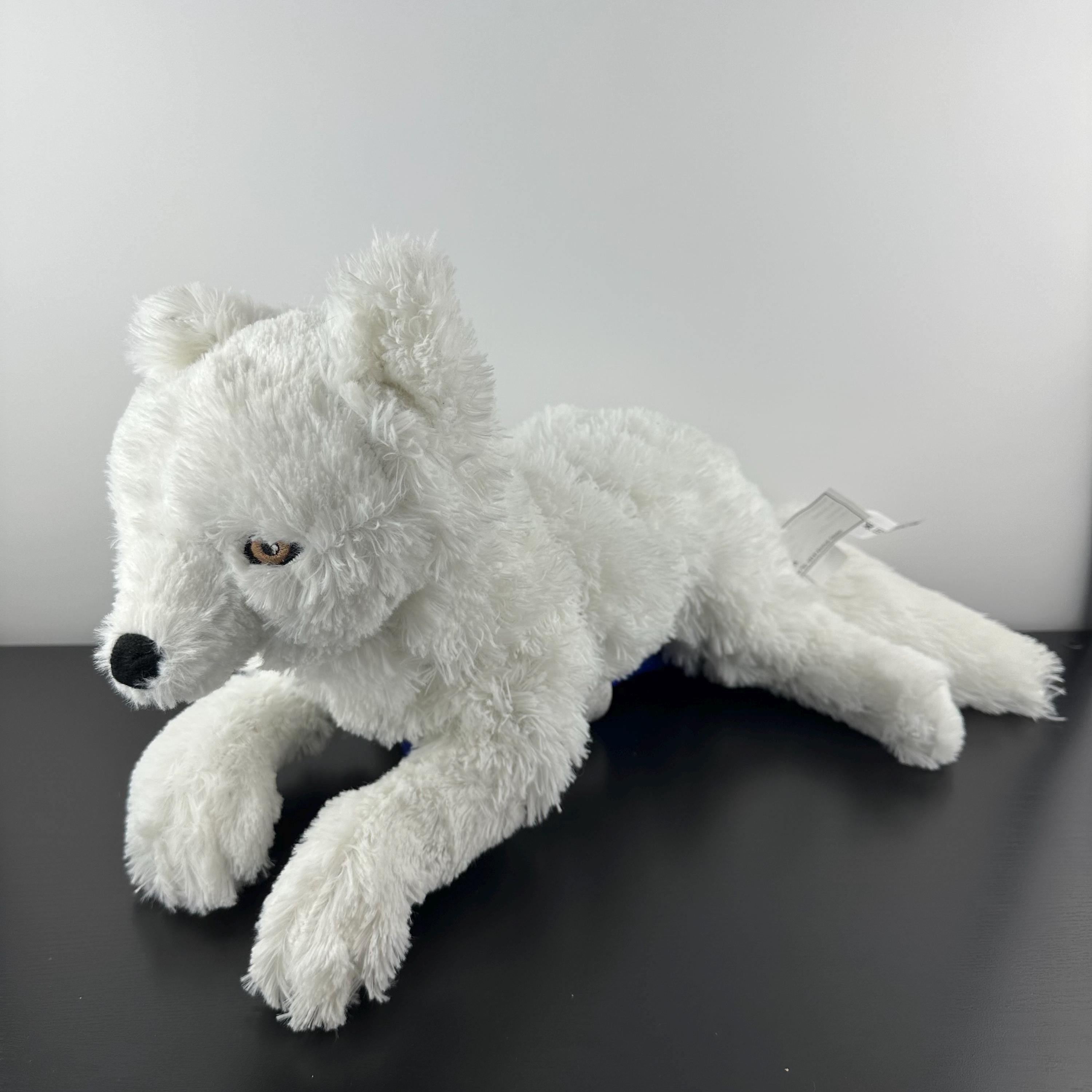 Ikea Skogsduva Arctic Fox White Plush Stuffed Animal Toy 24