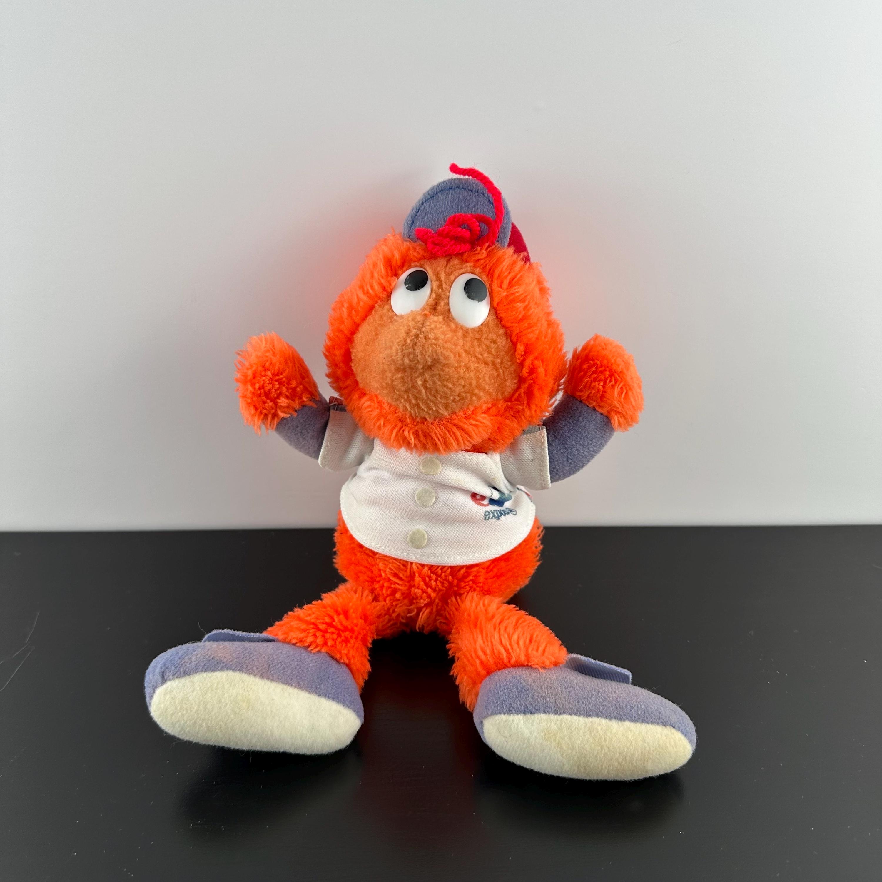 Vintage Montreal Expos Youppi Mascot Plush Stuffed Animal 10” MLB