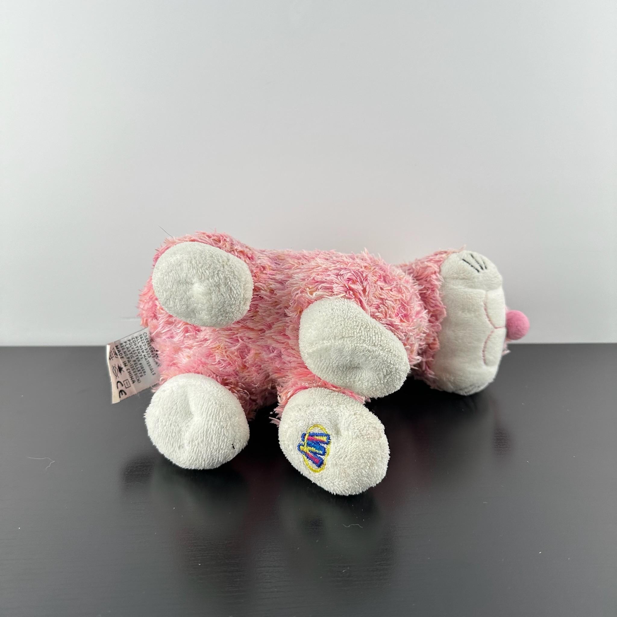 Ganz Webkinz Cheeky Bunny Rabbit Pink Nose HM706 8” Plush