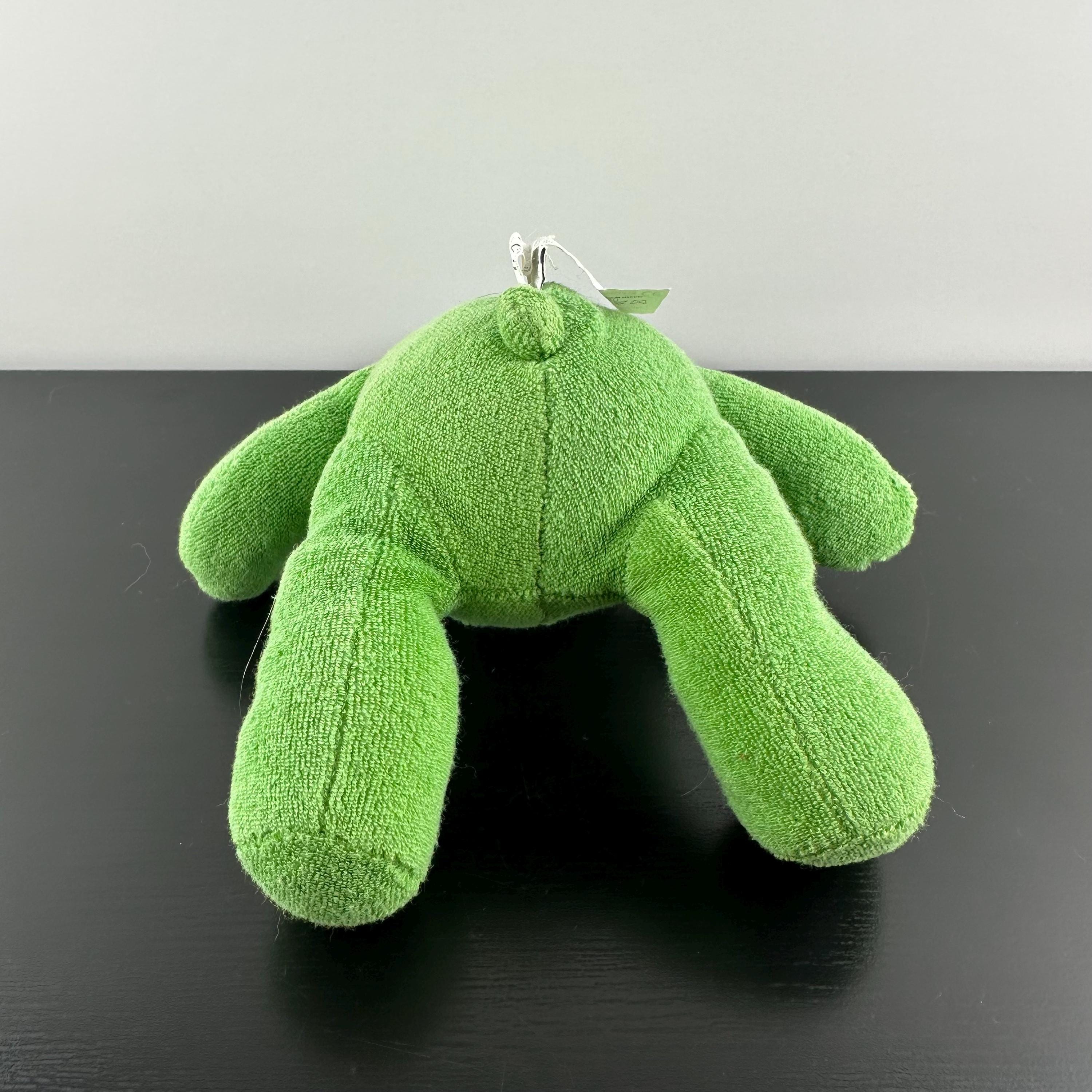 Vintage 90s Baby Gap IVY Green Terry Cloth Teddy Bear Plush