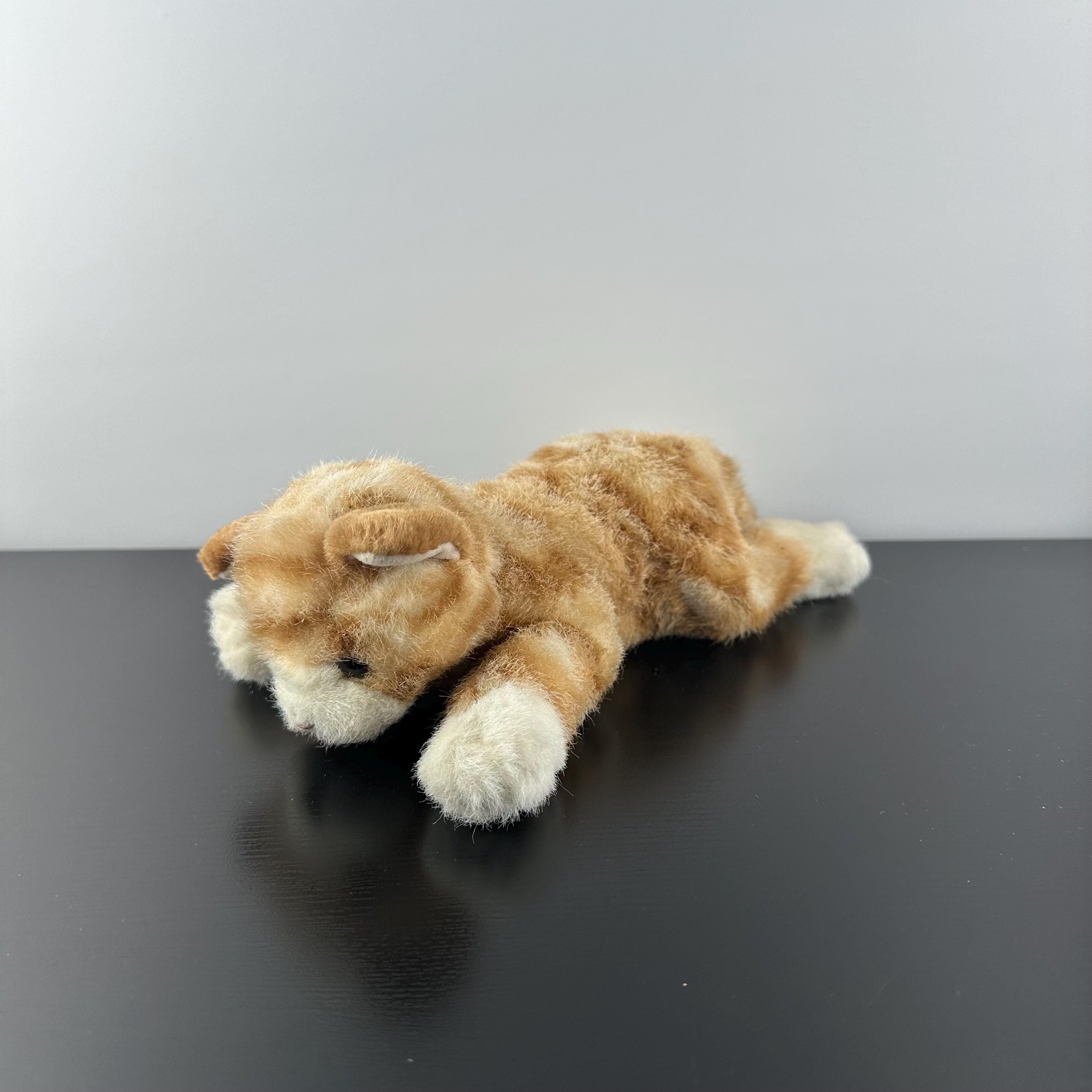 Russ Berrie Dempsey the Orange Tabby Cat Plush Stuffed Animal 11