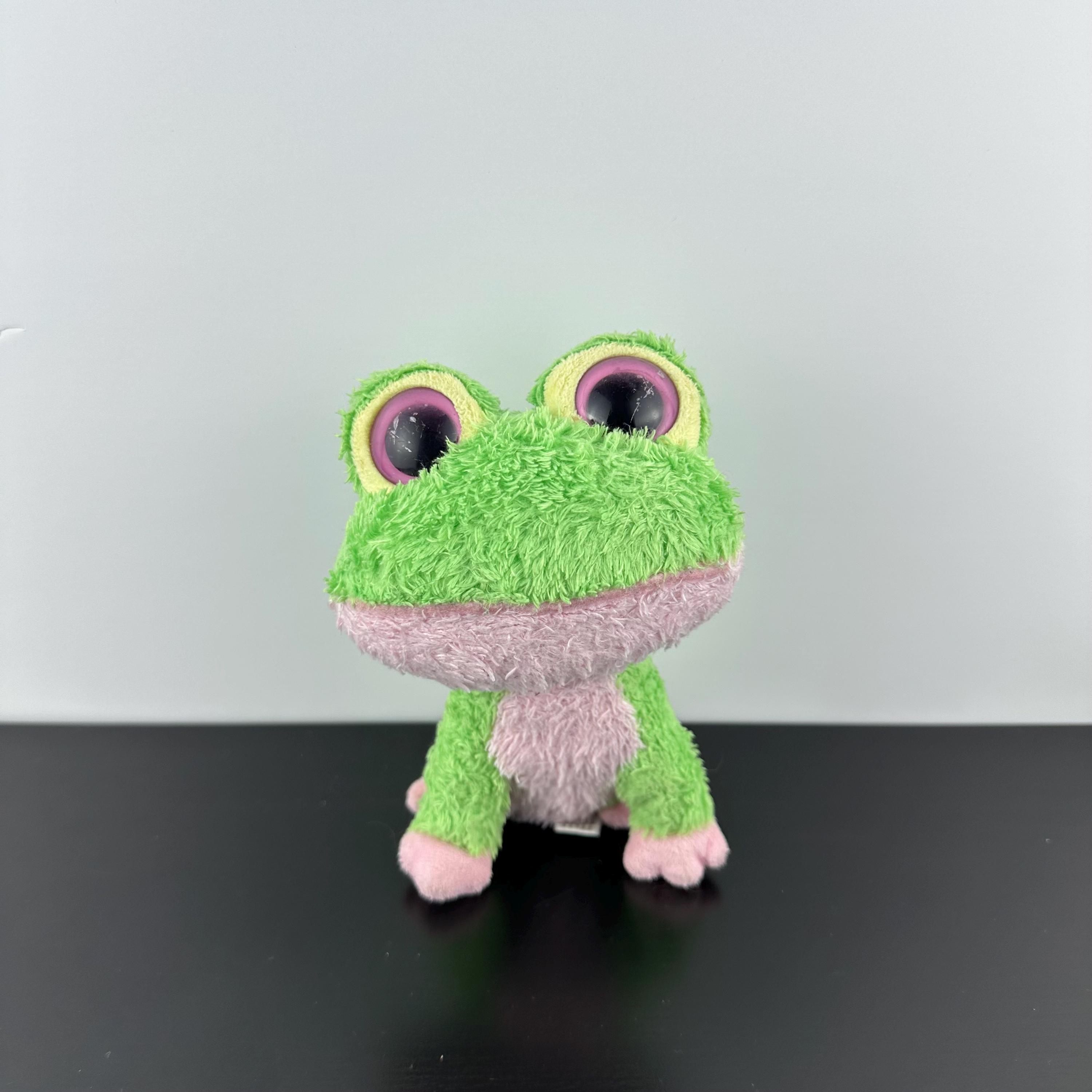 TY Beanie Boo KIWI the Green and Pink Frog 6