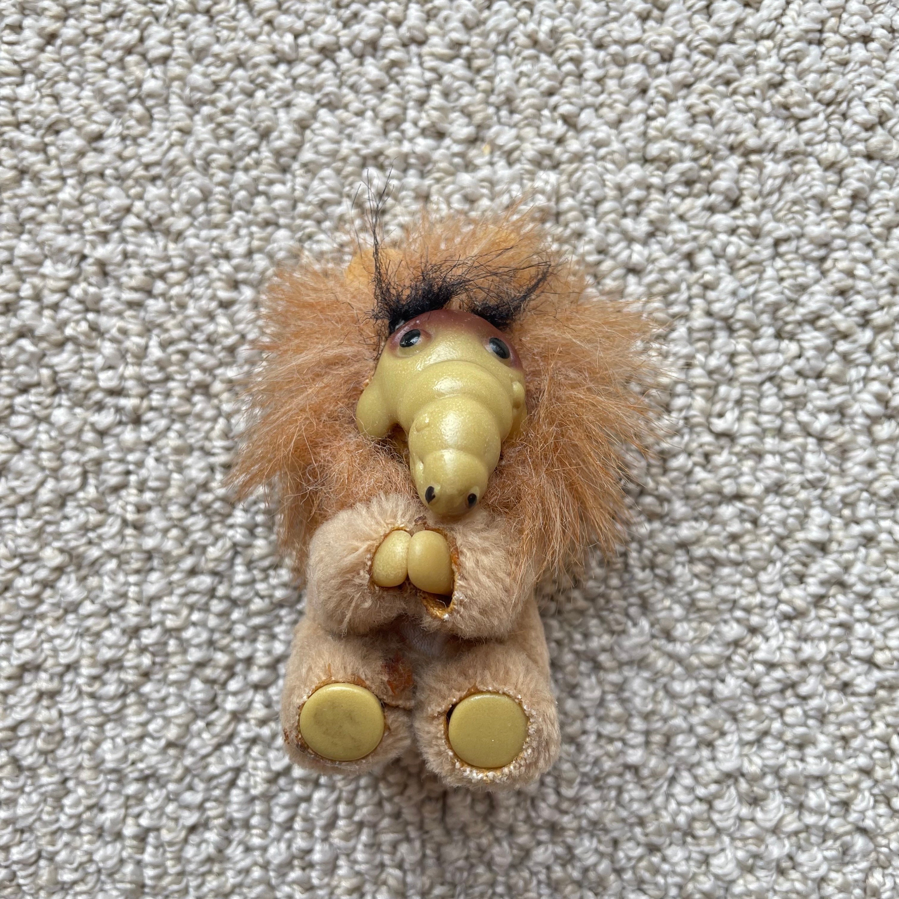 ALF Clip on Hugger the Alien TV Show Plush Stuffed Animal Toy 3.5