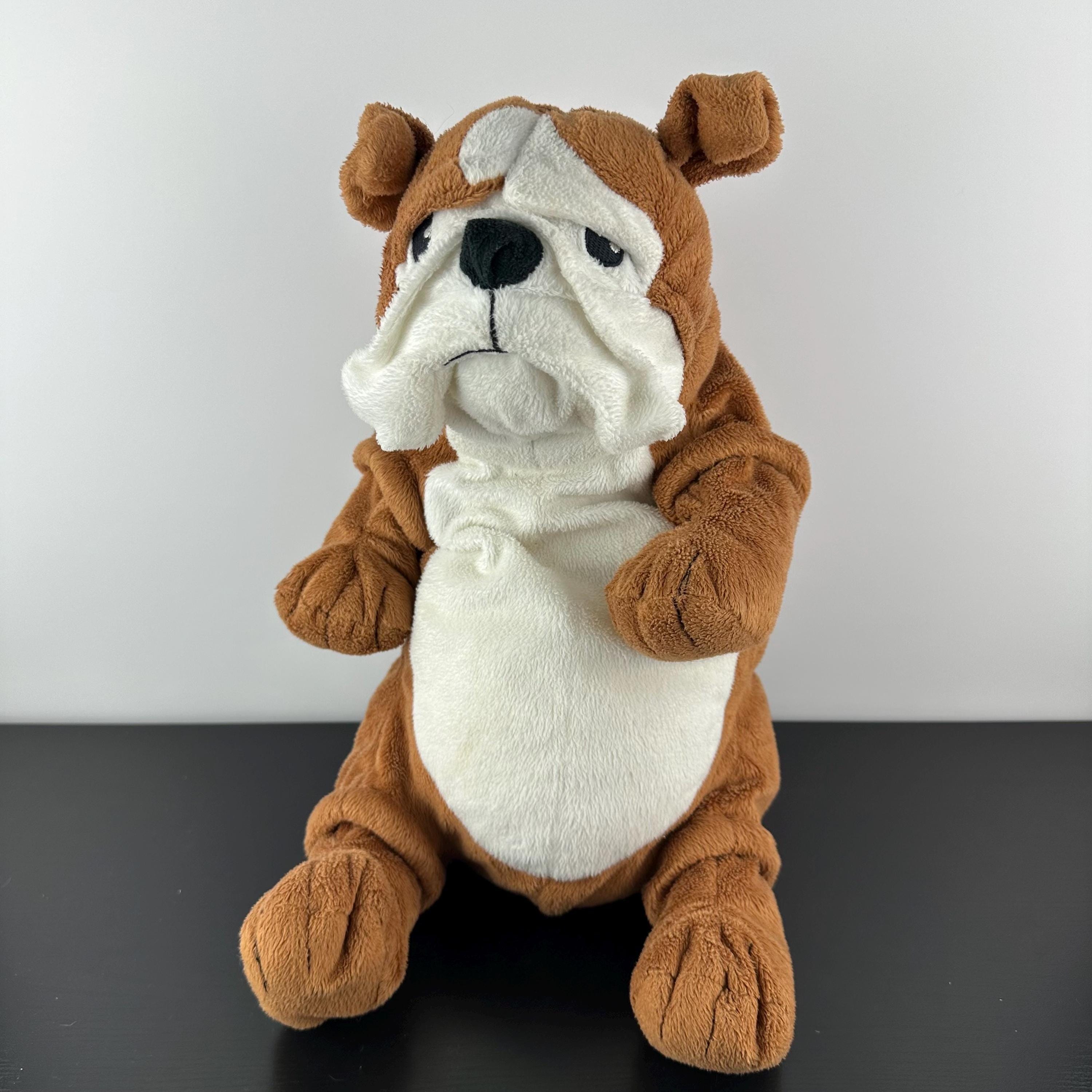 IKEA Klappar イングリッシュブルドッグ ぬいぐるみ ブラウン ホワイト
