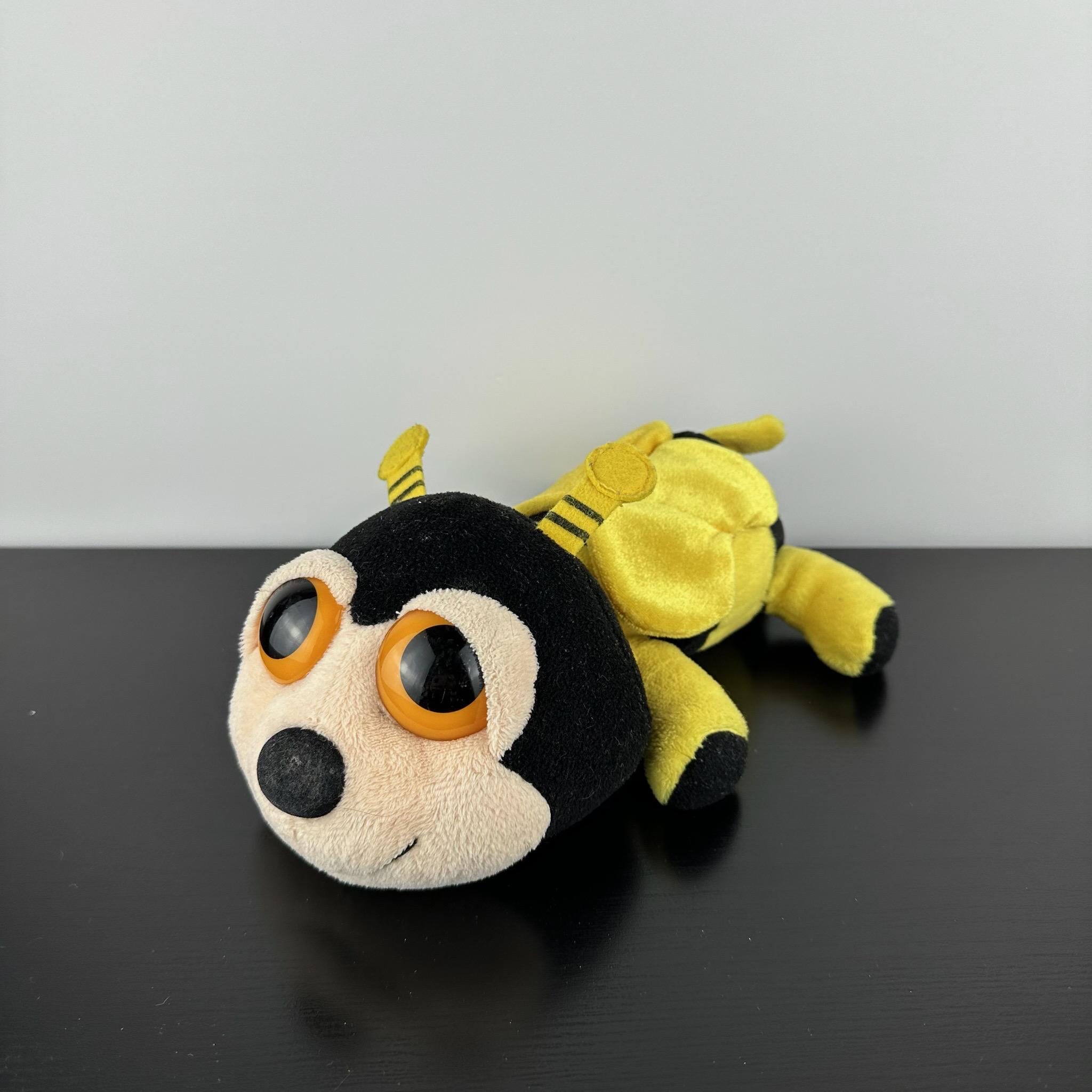 Russ Berrie Rare Lil Peepers Hunnie Honey Bee 9” Big Orange Eyes