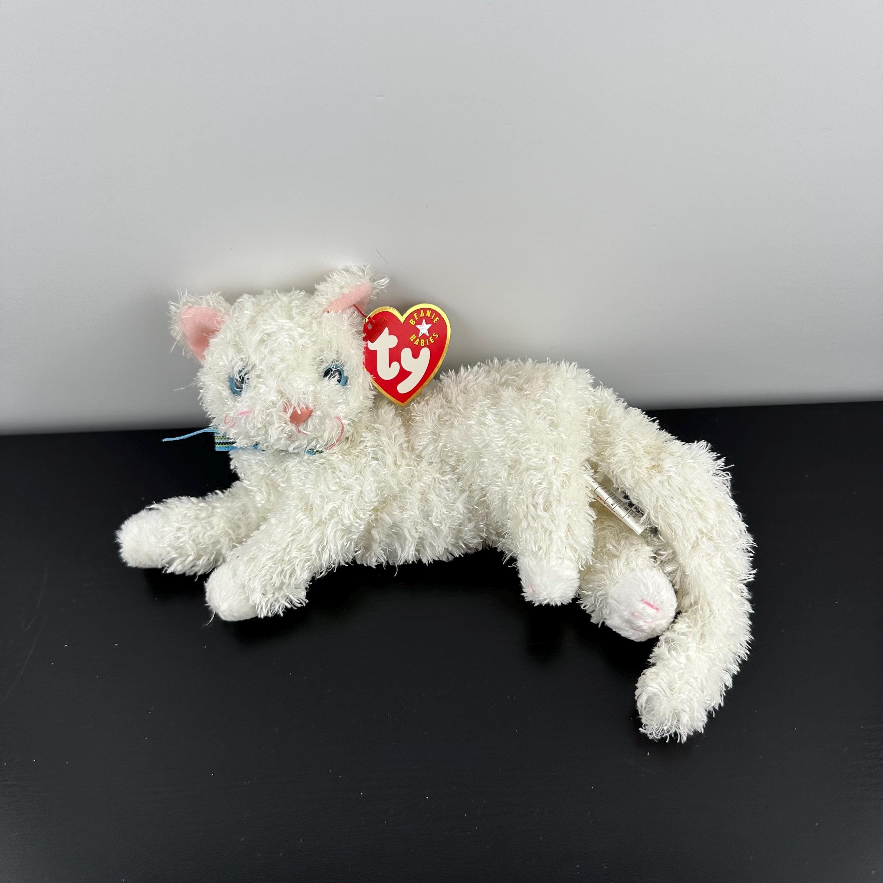 TY Beanie Baby STARLETT the White Cat Vintage 2001 Plush