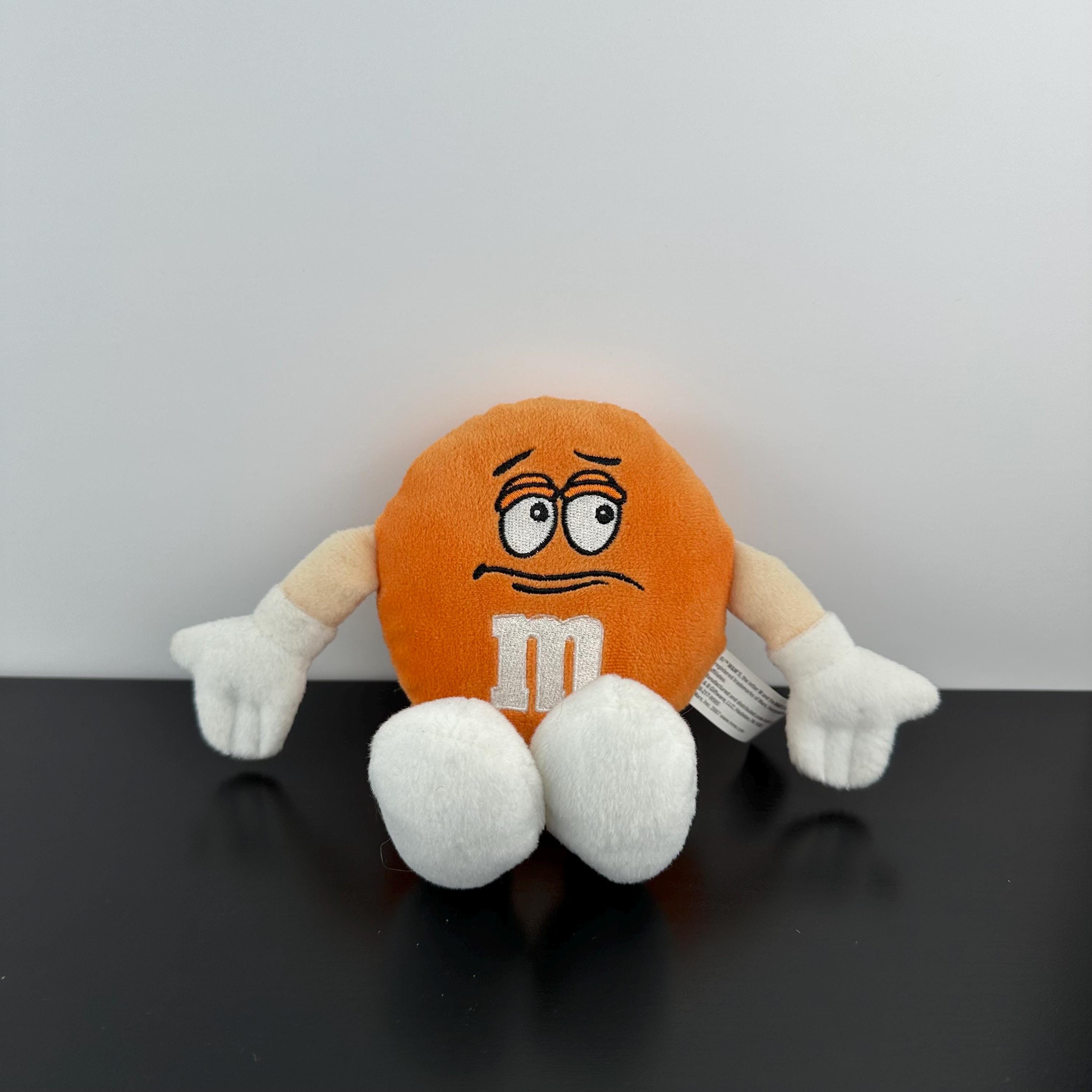 ヴィンテージ M&M オレンジカラーキャラクター 7.5インチ ぬいぐるみ