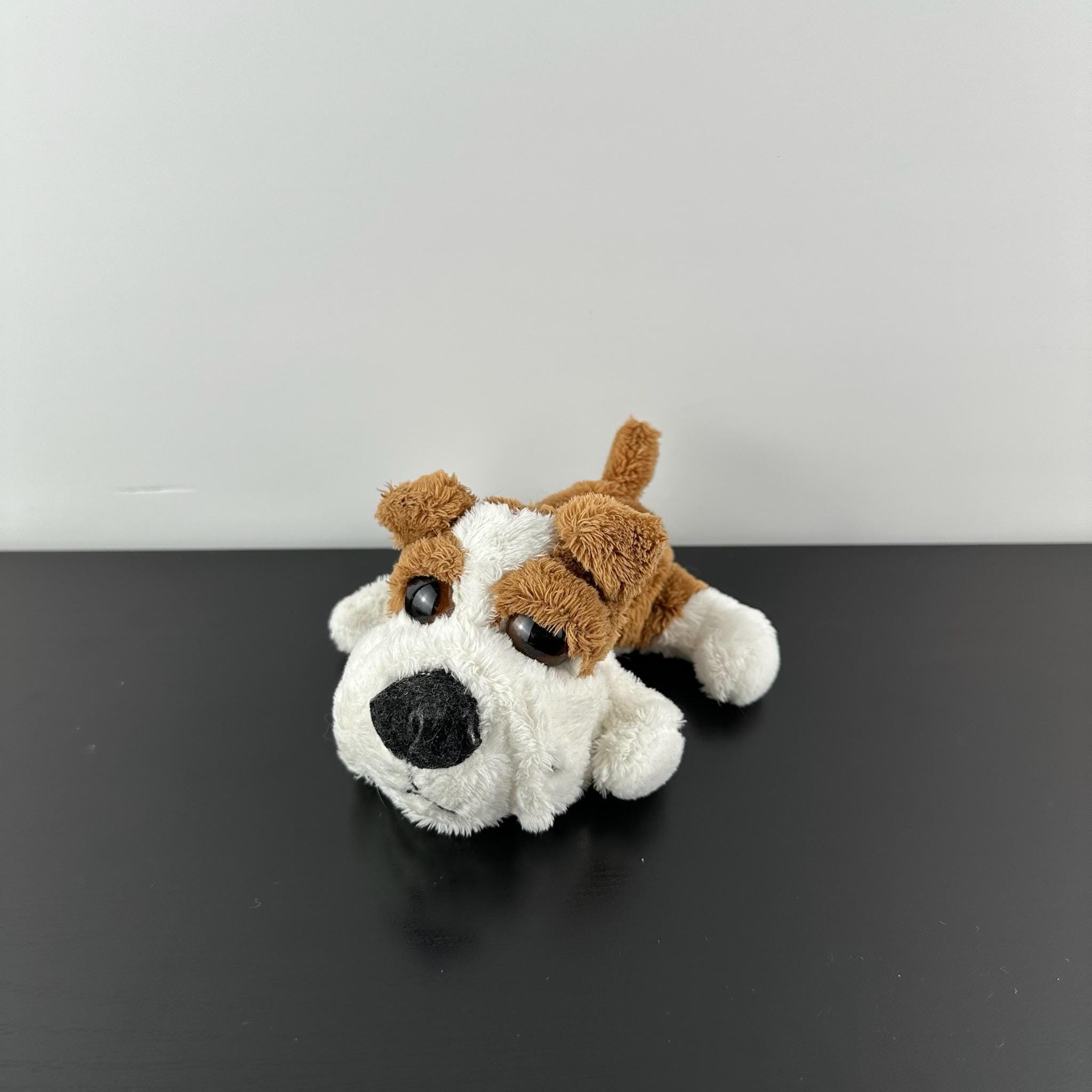 Russ Berrie Brimble Brown White Boxer Bulldog Lil Peepers Puppy