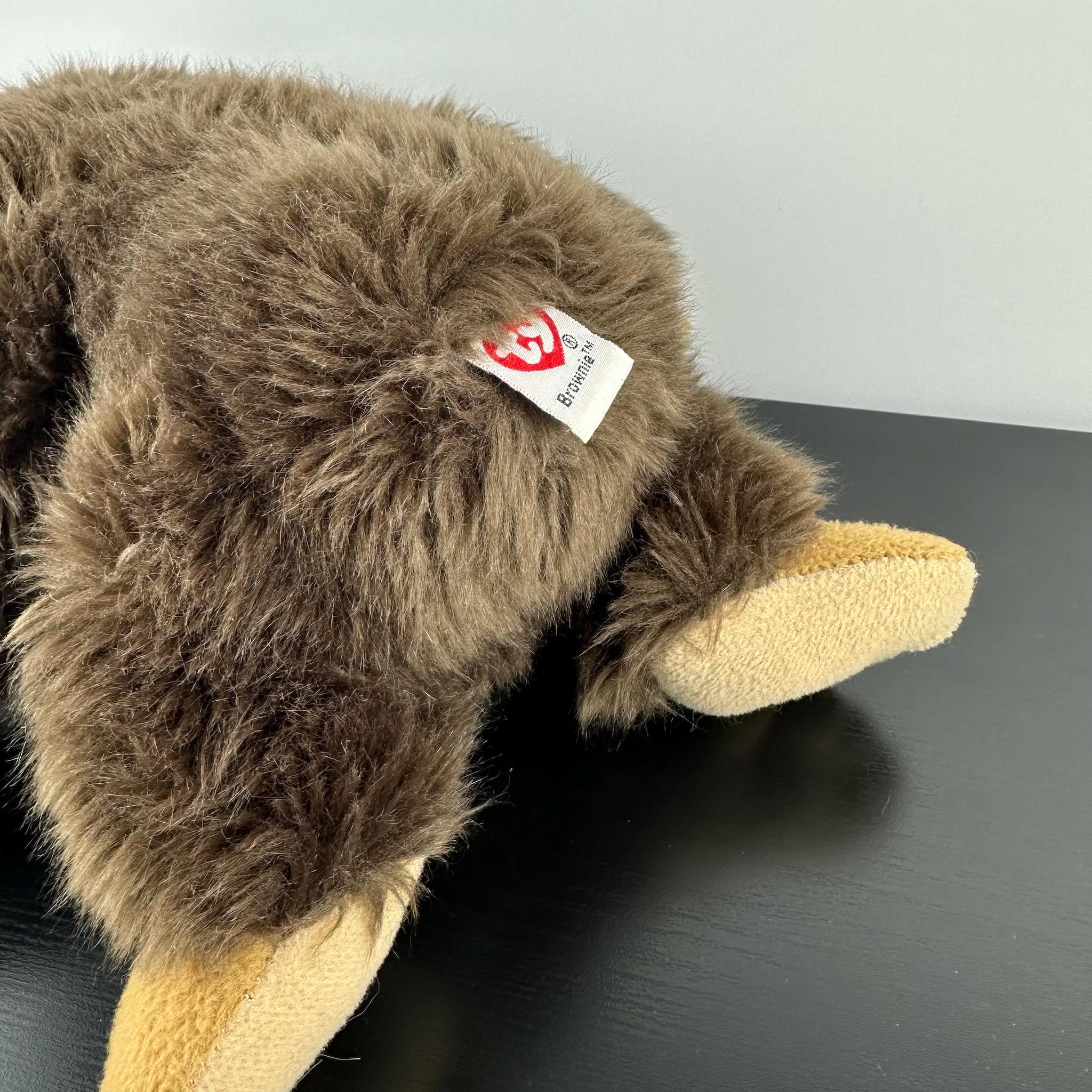 TY Classic Brownie Monkey Wild Wild Best Chimp 11” Big Yellow Eyes