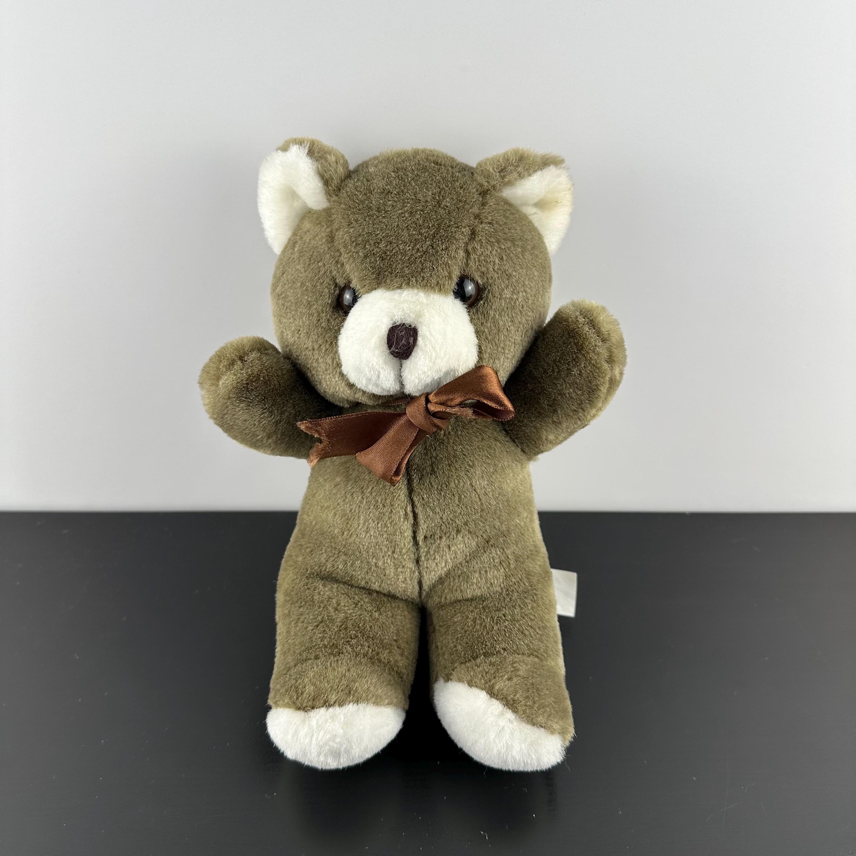 Vintage 1990 Ganz Terra Nova Teddy Bear Brown and White GIGGLES