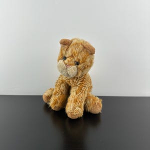 Russ Berrie Whiskers Orange Ginger Kitty Tabby Cat 6” Plush