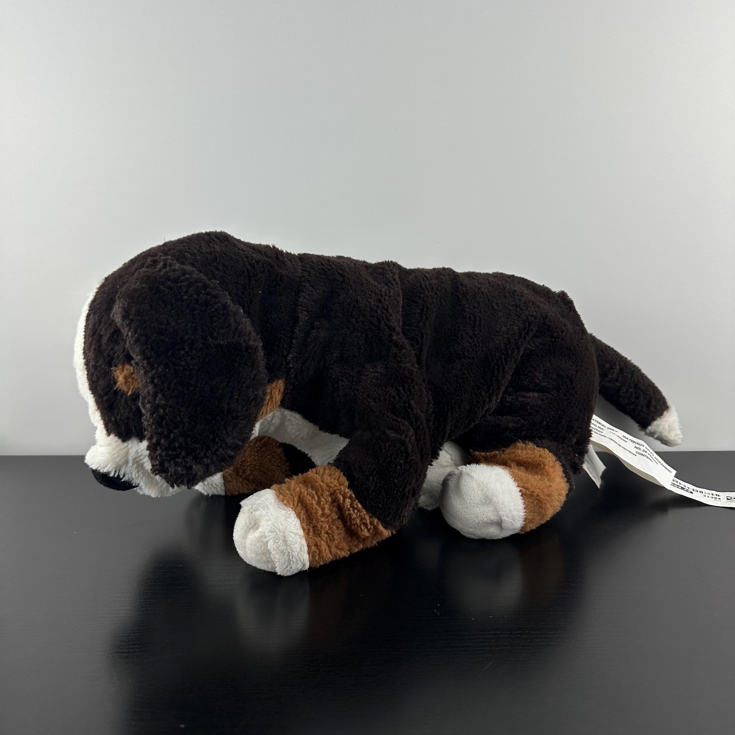 IKEA　犬 IKEA Hoppig Bernese Mountain Plush Puppy Dog 14” Brown Black White