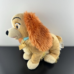 Disney Lady and the Tramp Plush Stuffed Animal 12” Vintage Collectible